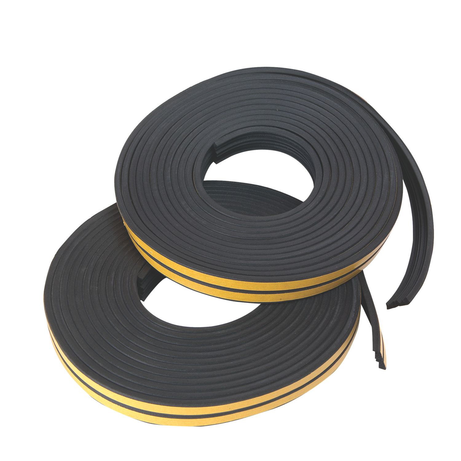 Stormguard EPDM Rubber E Weatherstrips Black 10m 2 Pack (751VV)