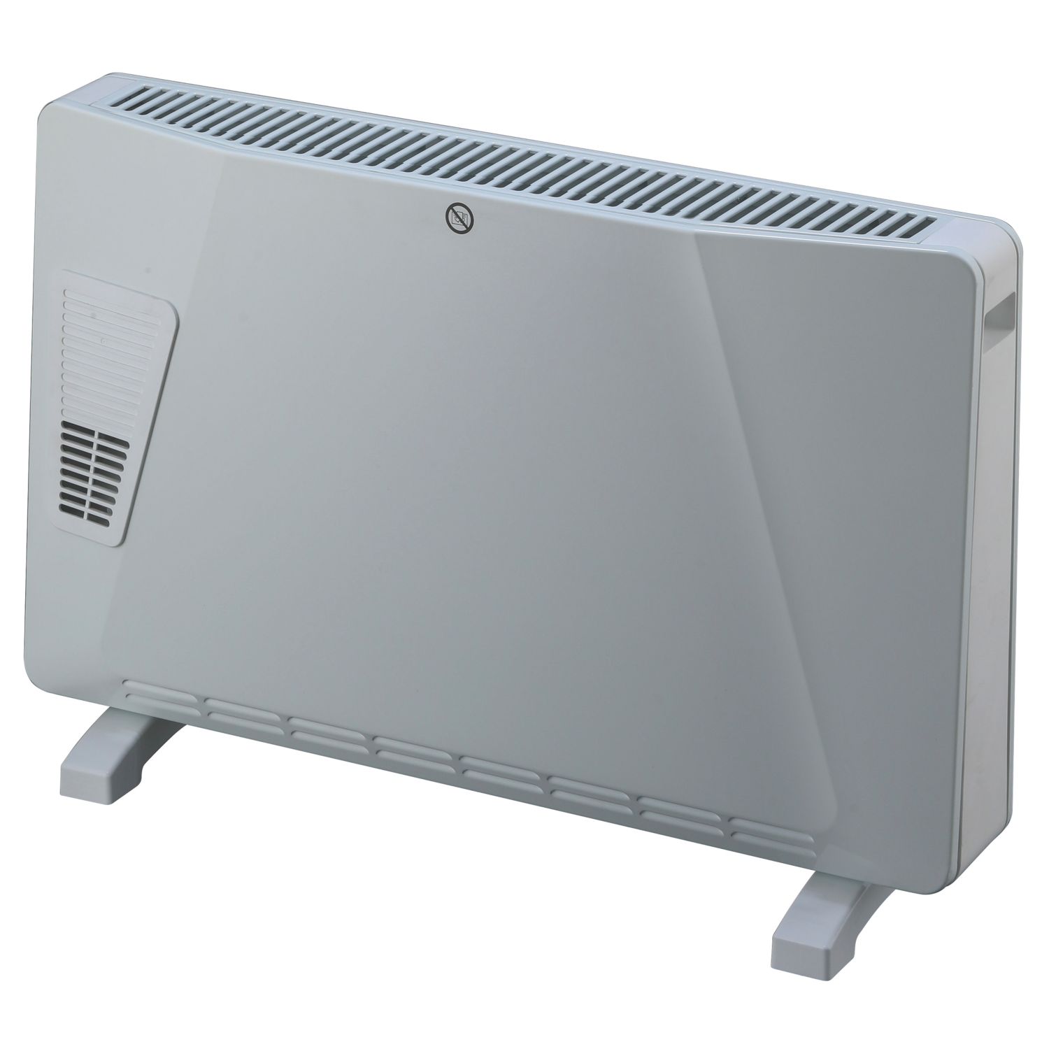 2500W Electric Portable Convector Turbo Heater White (752KY)