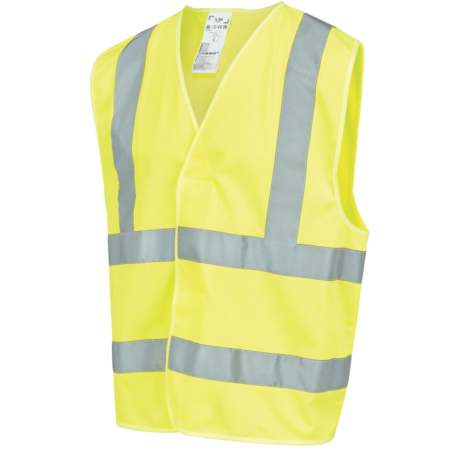 Site Rushton Hi-Vis Waistcoat Yellow Small / Medium 48" Chest (753XR)
