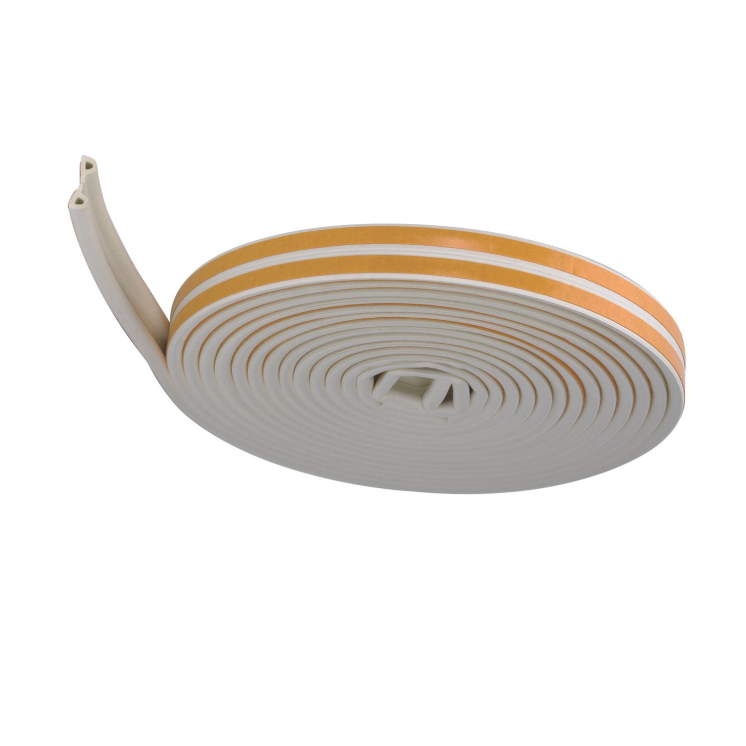 Essentials EDPM Rubber P-Profile Draught Seal White 10m (753YU)