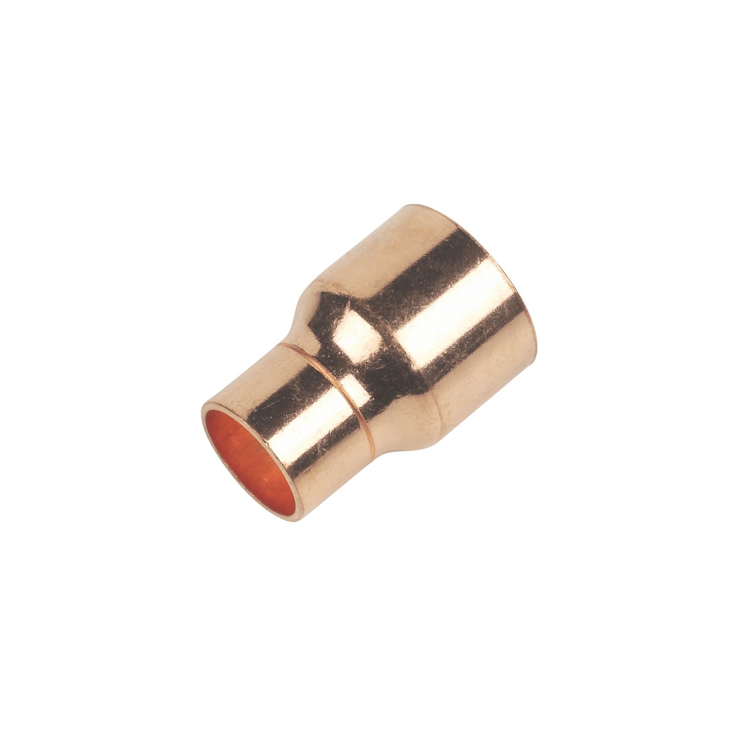 Flomasta Copper End Feed Reducing Couplers 22mm x 15mm 2 Pack (75445)