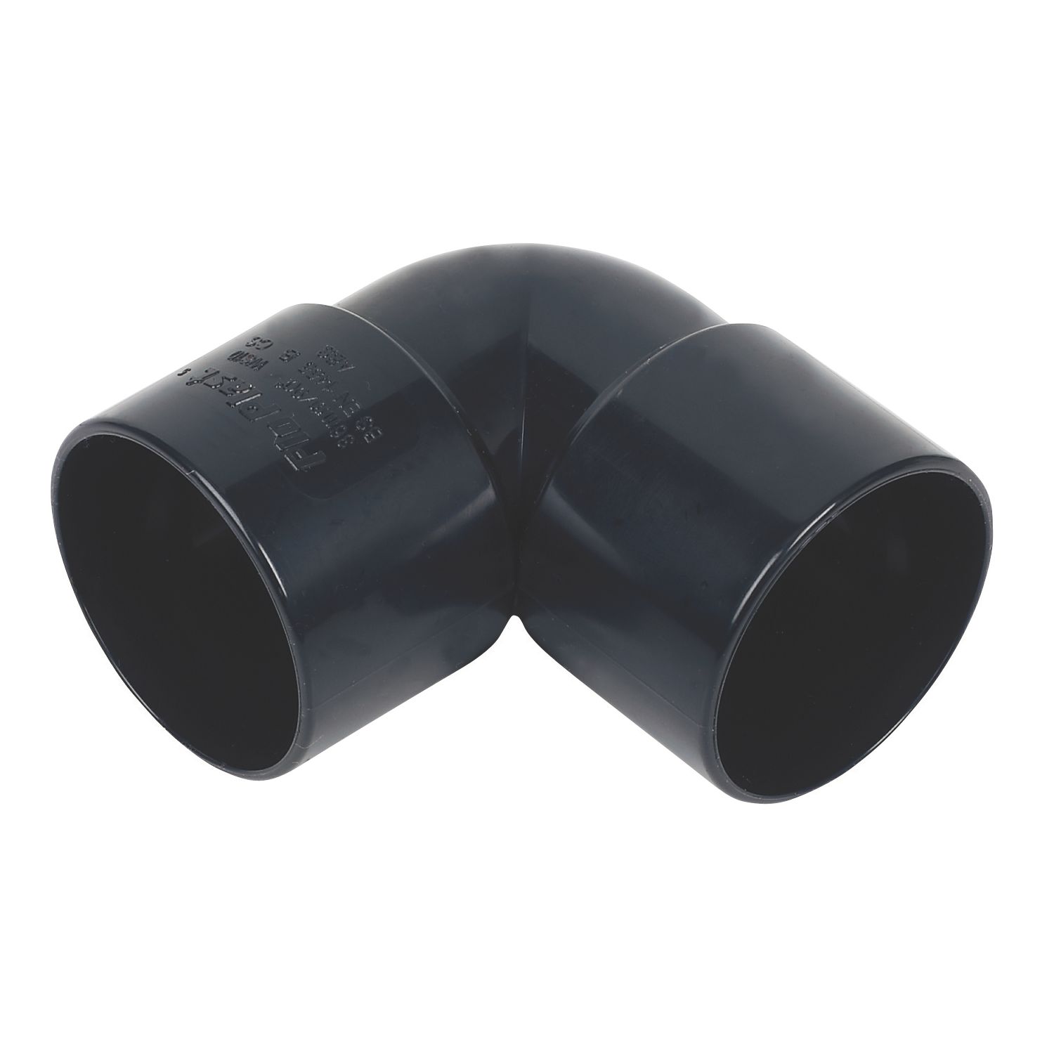 FloPlast Solvent Weld Bends 90° Black 32mm 5 Pack (75465)