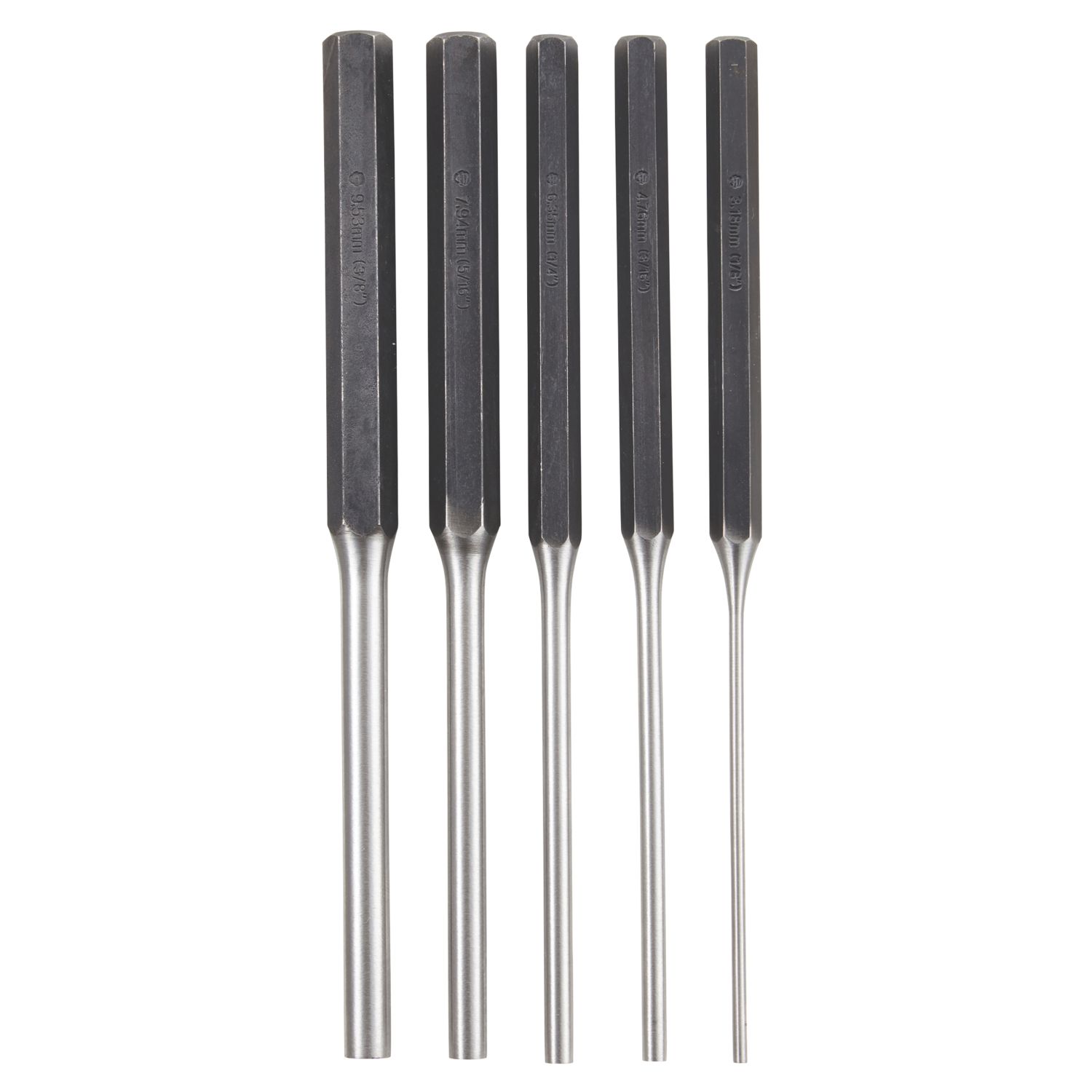 Essentials Parallel Pin Punch Set 5 Pieces (7549V)