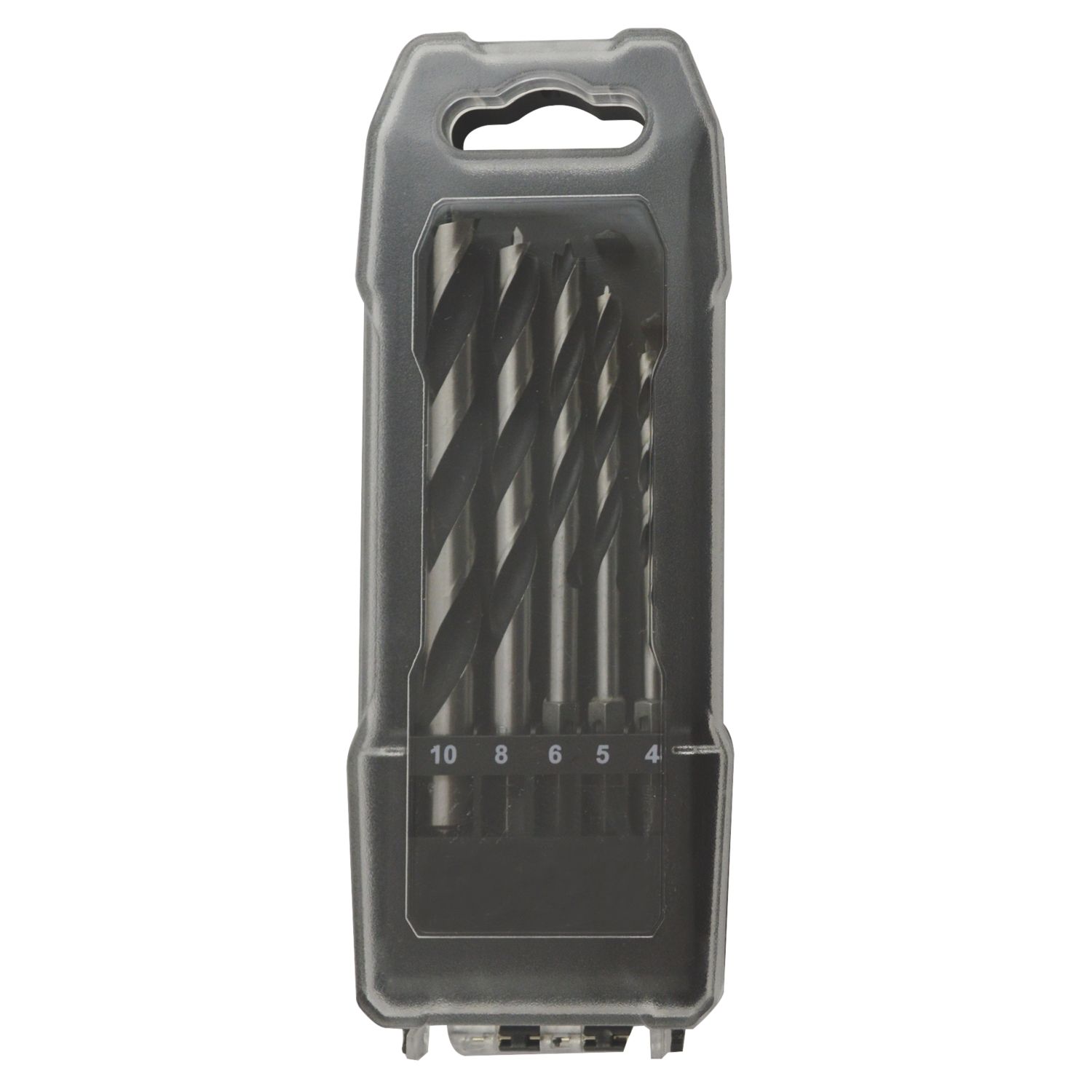 Hex Shank Brad Point Wood Drill Bit Set 5 Pieces (7556V)