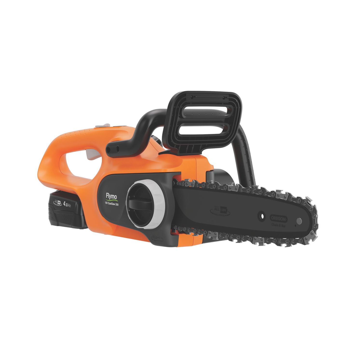 Flymo 970752001 18V 1 x 4.0Ah Li-Ion Power for All Brushless Cordless 25cm Chainsaw (756CG)