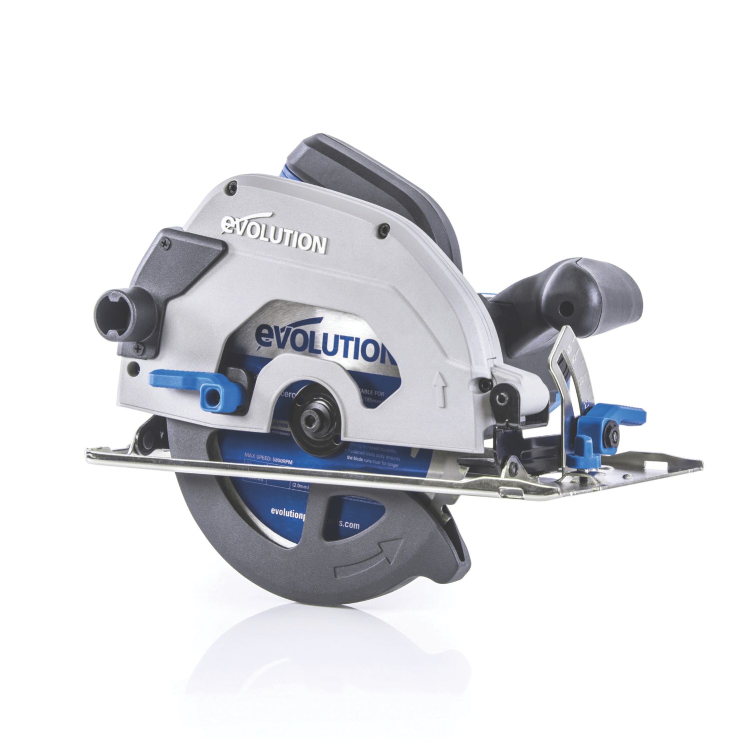 Evolution S185CCSL 1600W 185mm Electric Heavy-Duty Metal Cutting Circular Saw 110V (756JX)