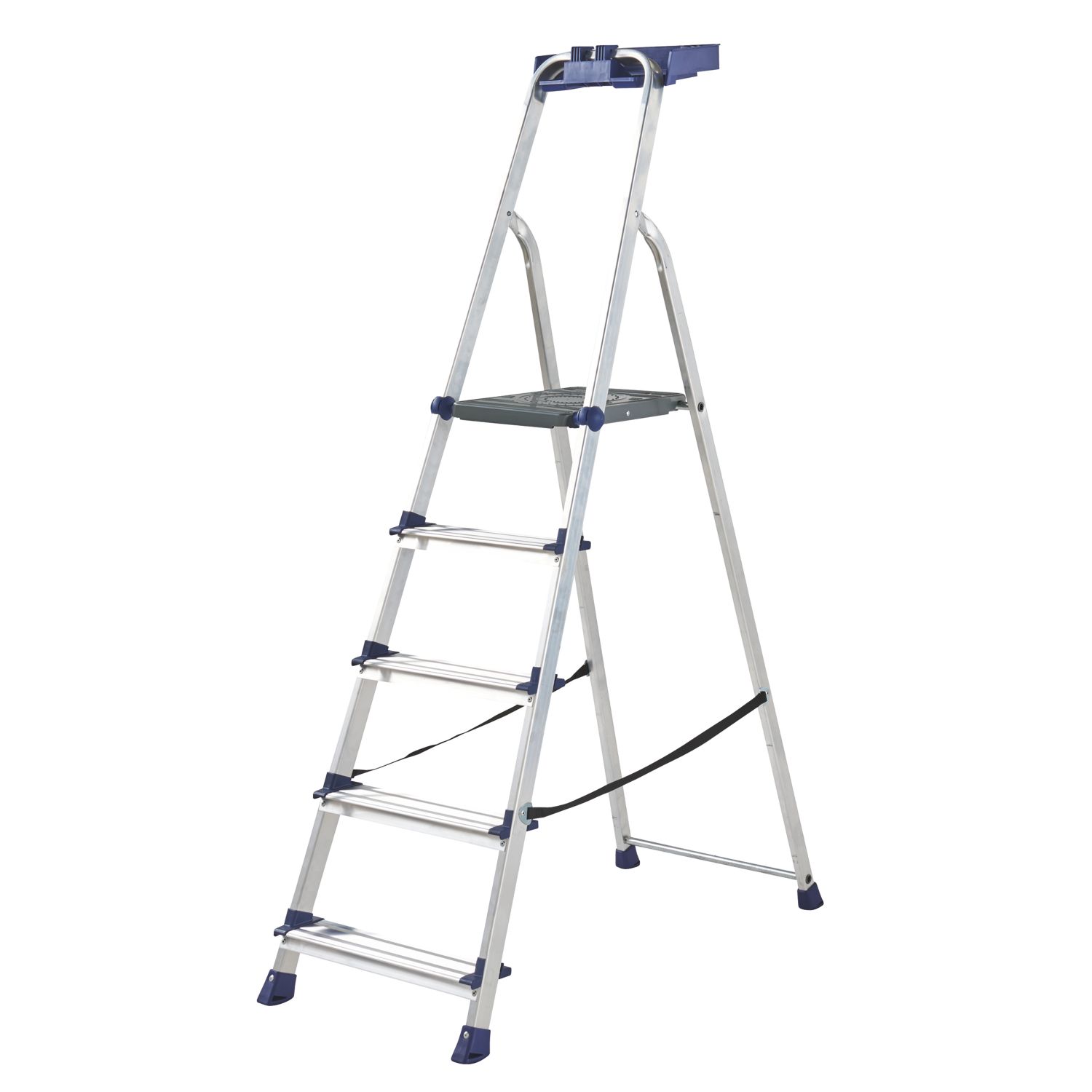 Werner Aluminium 1.68m 5 Step Platform Step Ladder (7571X)