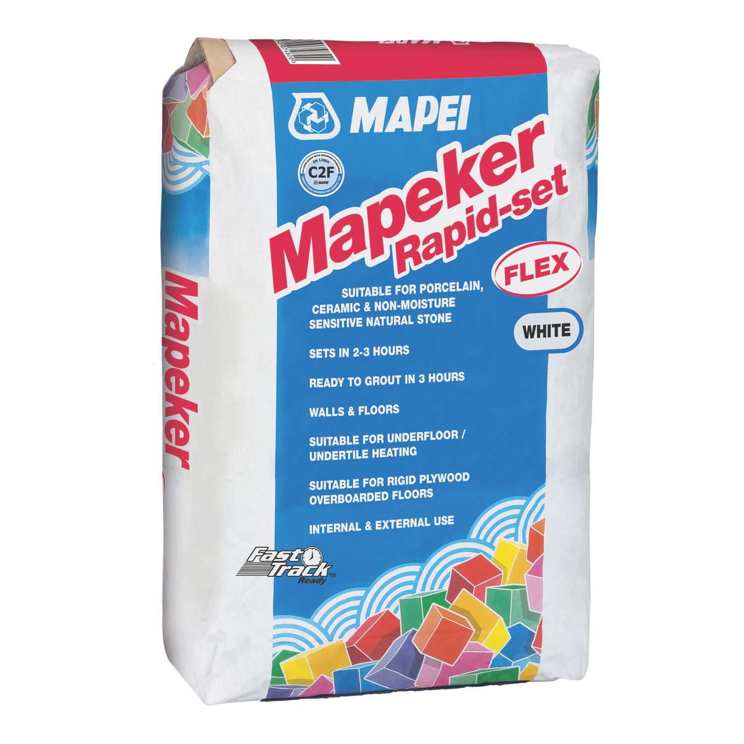 Mapei Mapeker Rapid-Set Wall & Floor Adhesive White 20kg (75846)