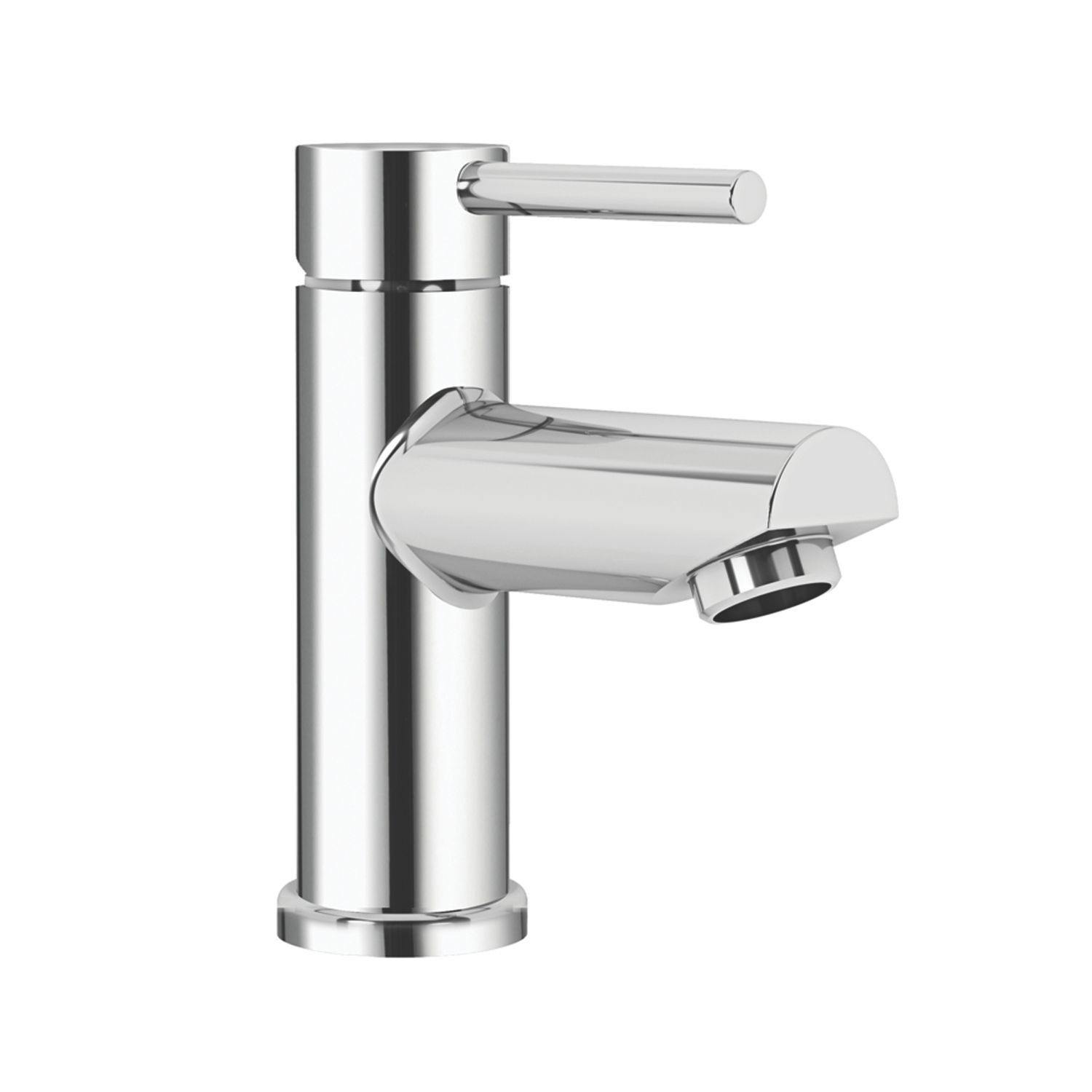 Aqualisa Uptown Chrome 145mm Standard Lever Mono Basin Pillar Tap With Clicker Waste (758AJ)