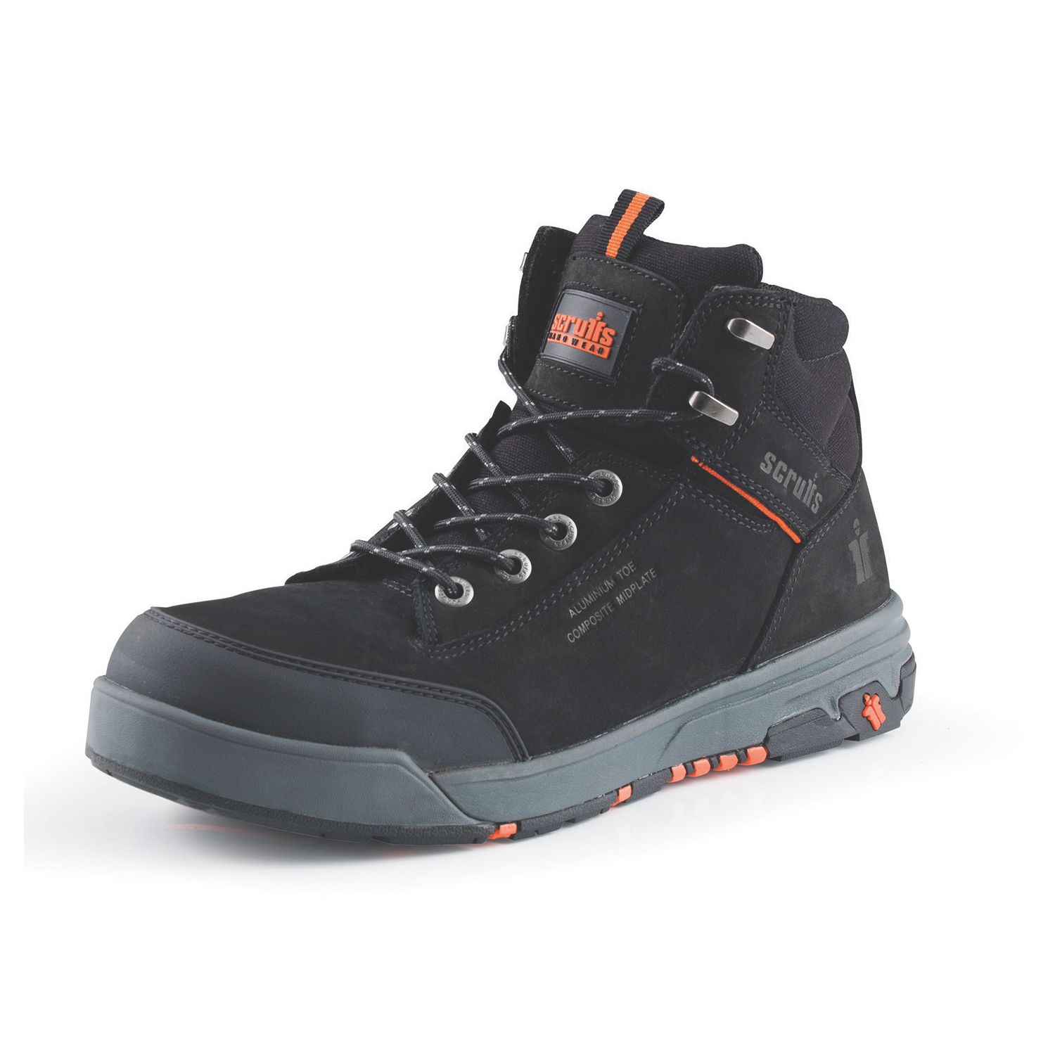 Scruffs Switchback 3 Size 7 Black Water-Resistant Safety Boots (758KH)