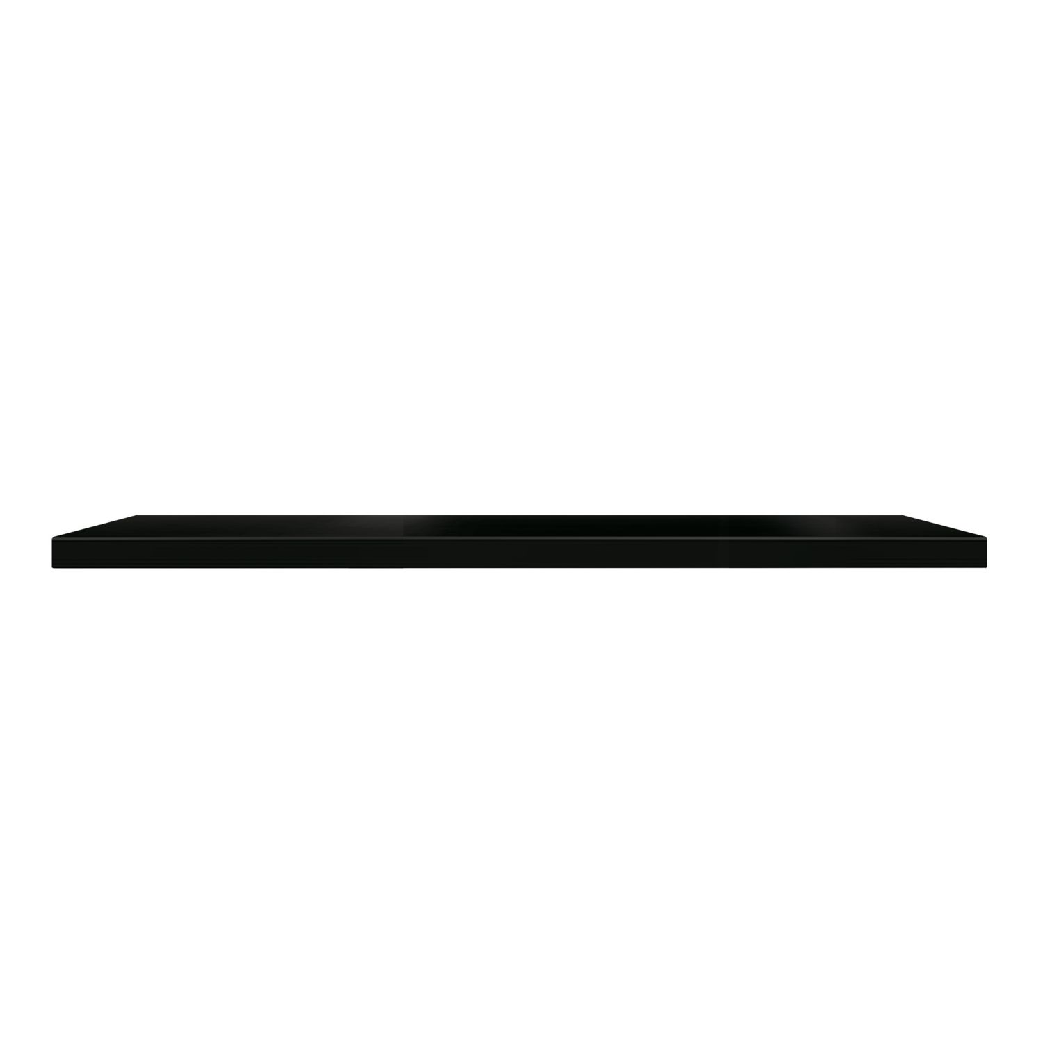 RB UK Black Twin Slot Shelves 600mm x 250mm x 19mm (758VJ)