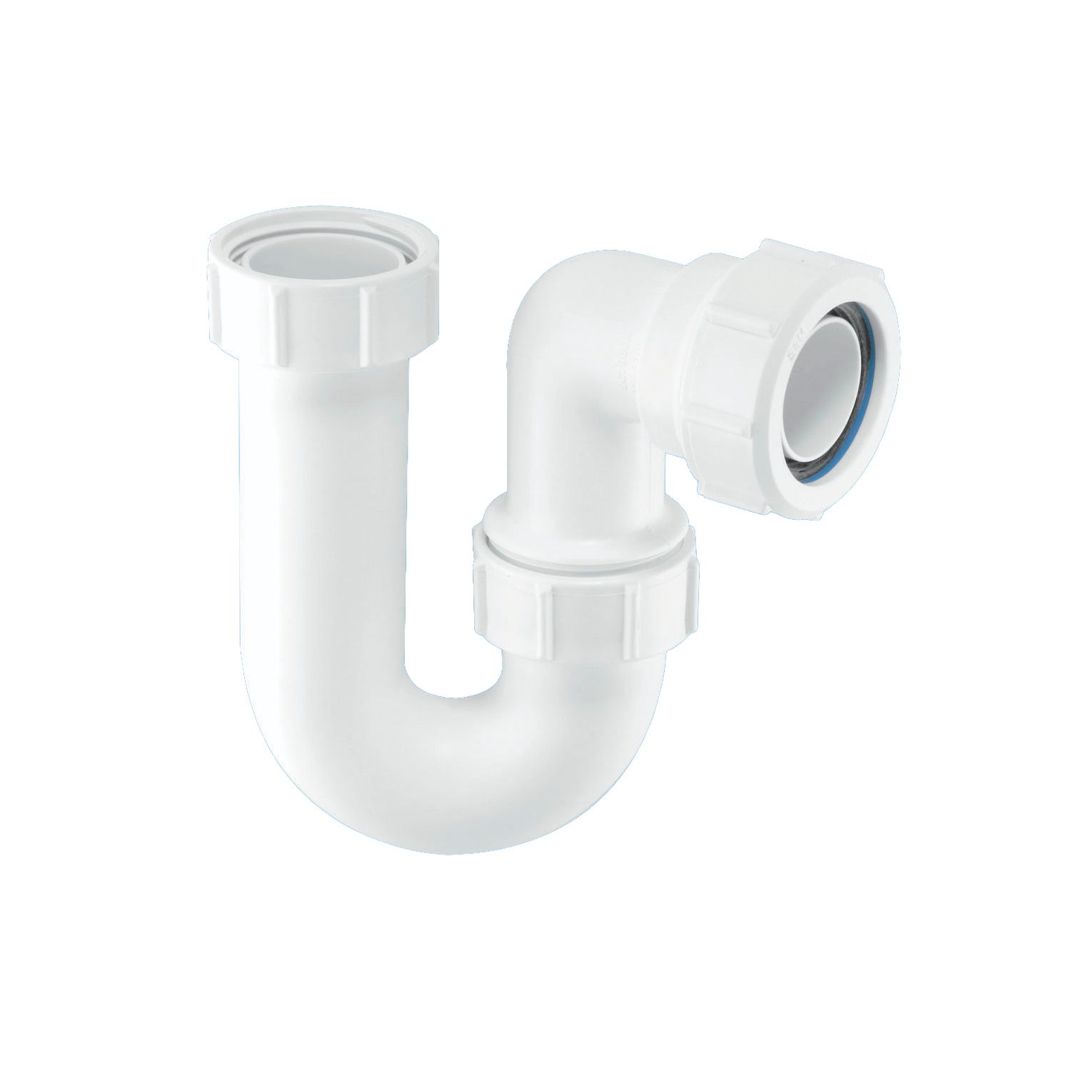 McAlpine Tubular P Trap White 40mm (75915)
