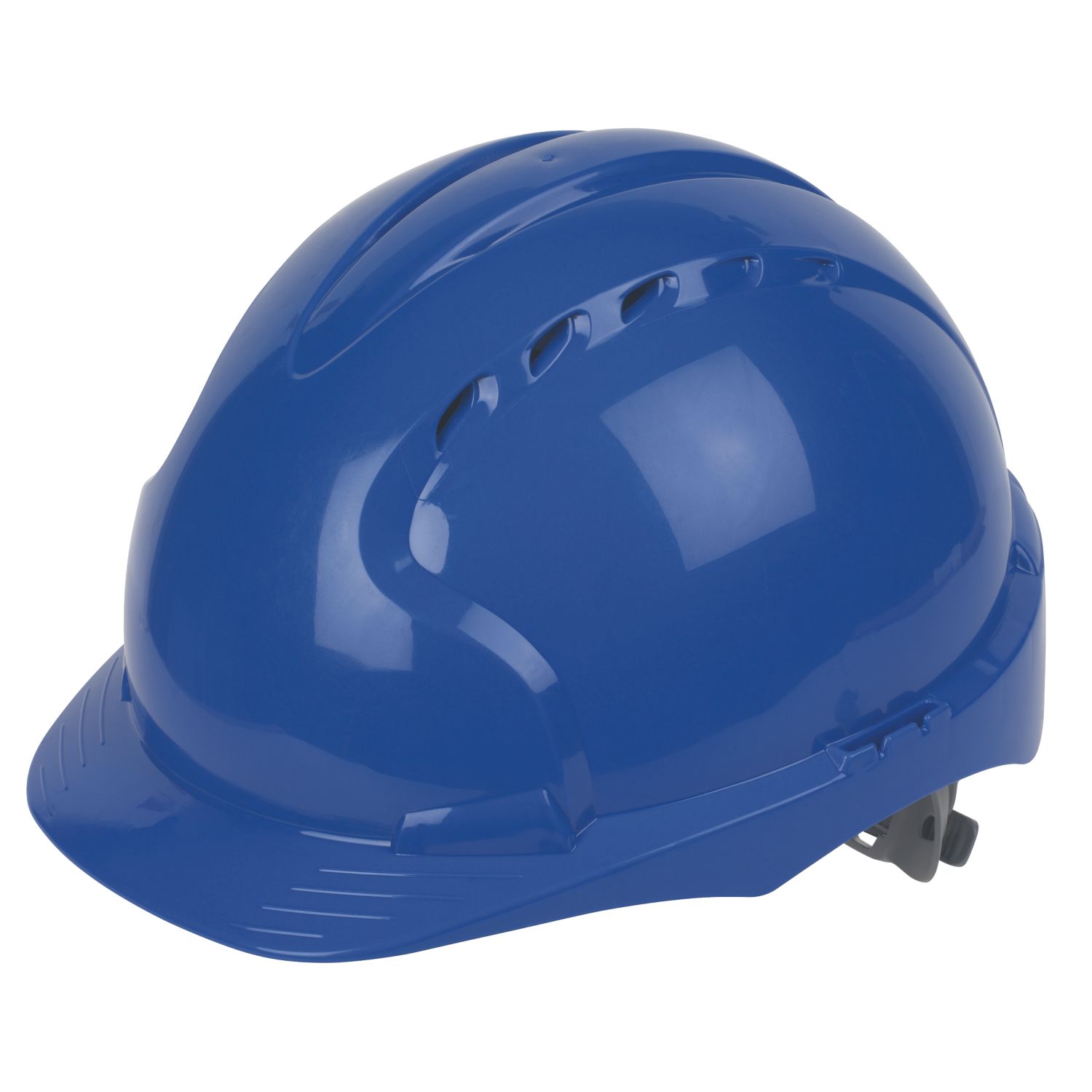 JSP EVO3 Comfort Plus Adjustable Slip Vented Safety Helmet Blue (76042)