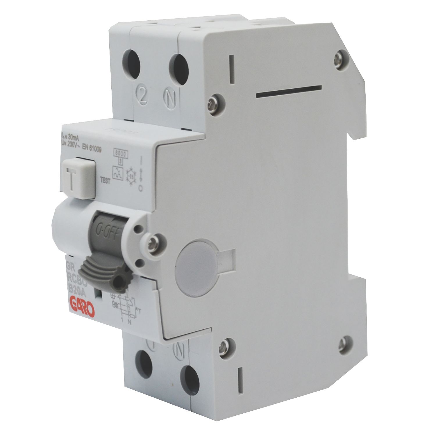 Garo RCBOGRB20 20A 30mA Type A SP A Curve RCBO (760HK)