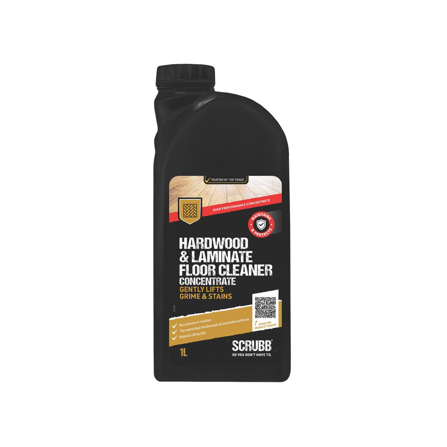 Scrubb Hardwood & Laminate Floor Cleaner 1Ltr (761EH)