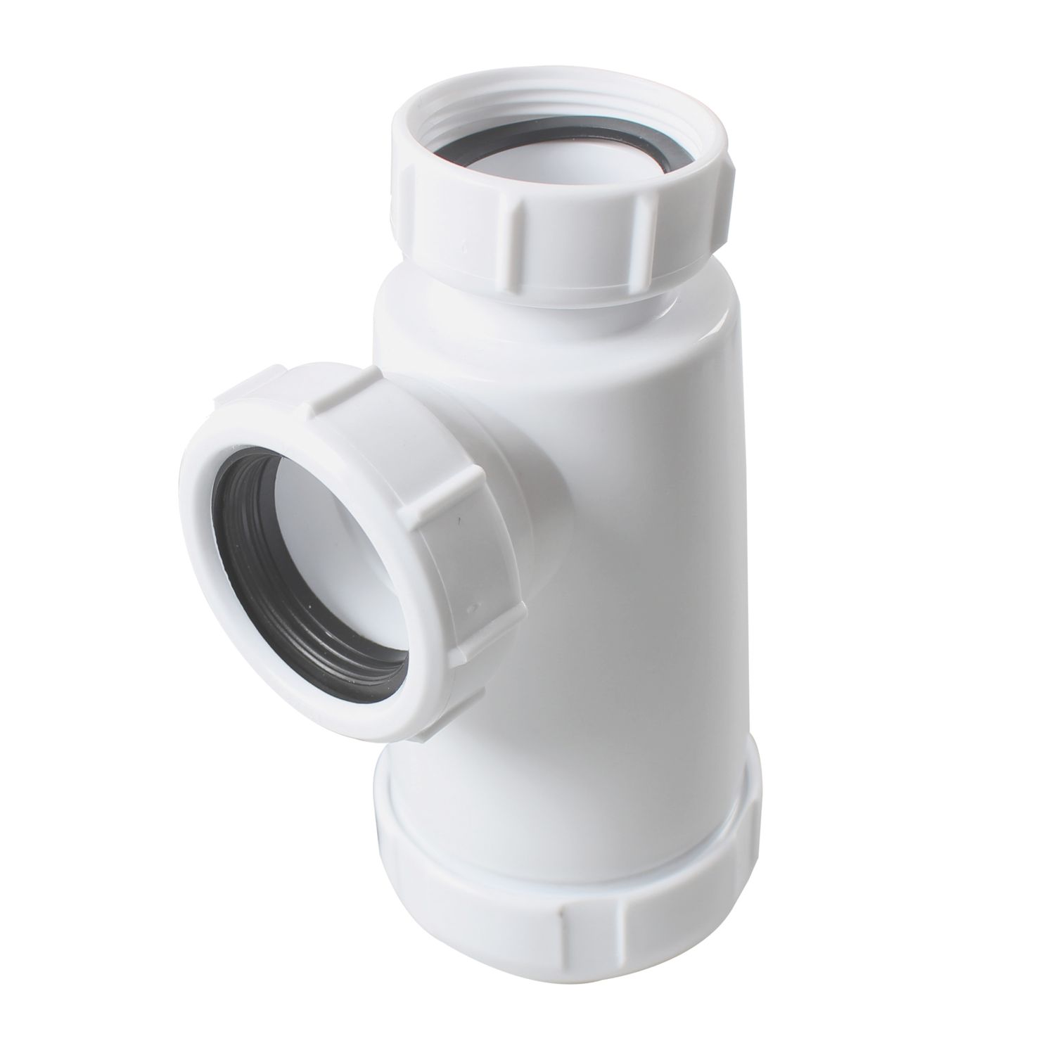 Flomasta Round Bottle Trap White 40mm (761JN)