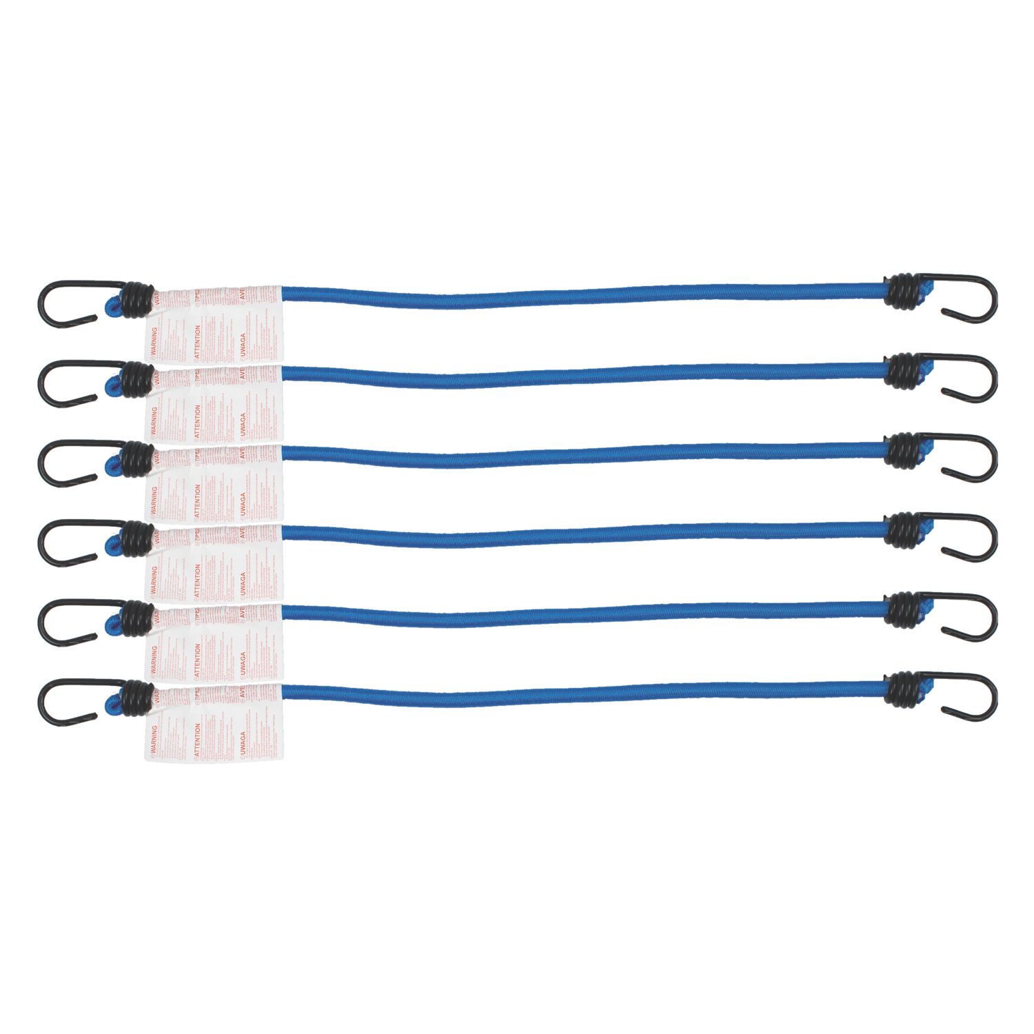 Smith & Locke Bungee Cords 600mm x 10mm 6 Pack (761XT)