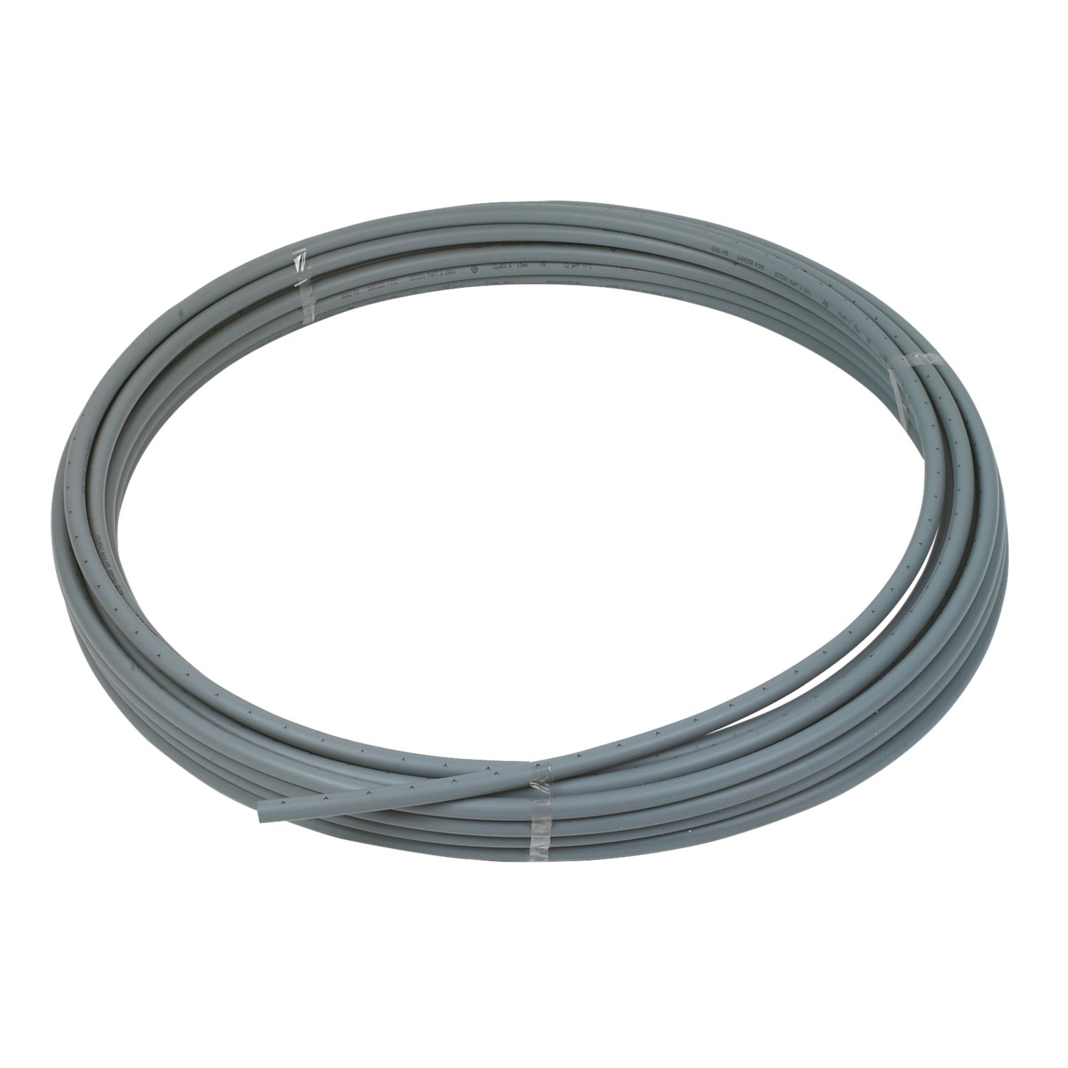 Push-Fit Polybutylene Barrier Pipe 15mm x 25m Grey (76238)