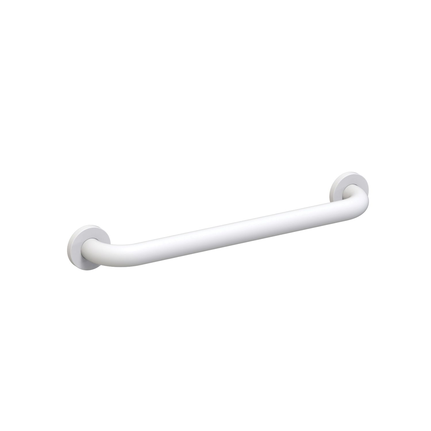 Glomma Straight Household Grab Rail White 450mm (762AY)