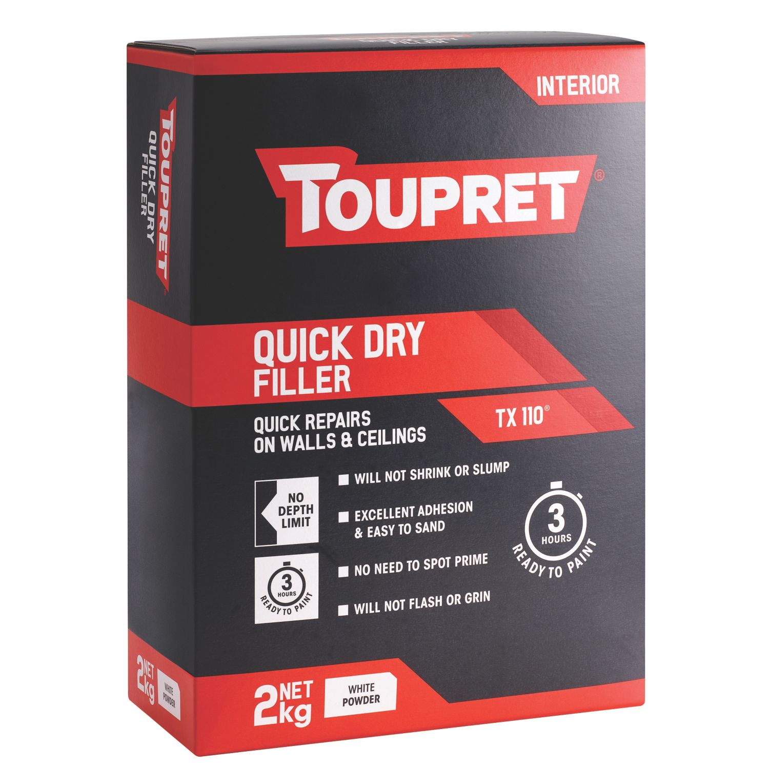 Toupret Quick Dry Filler 2kg (763PP)