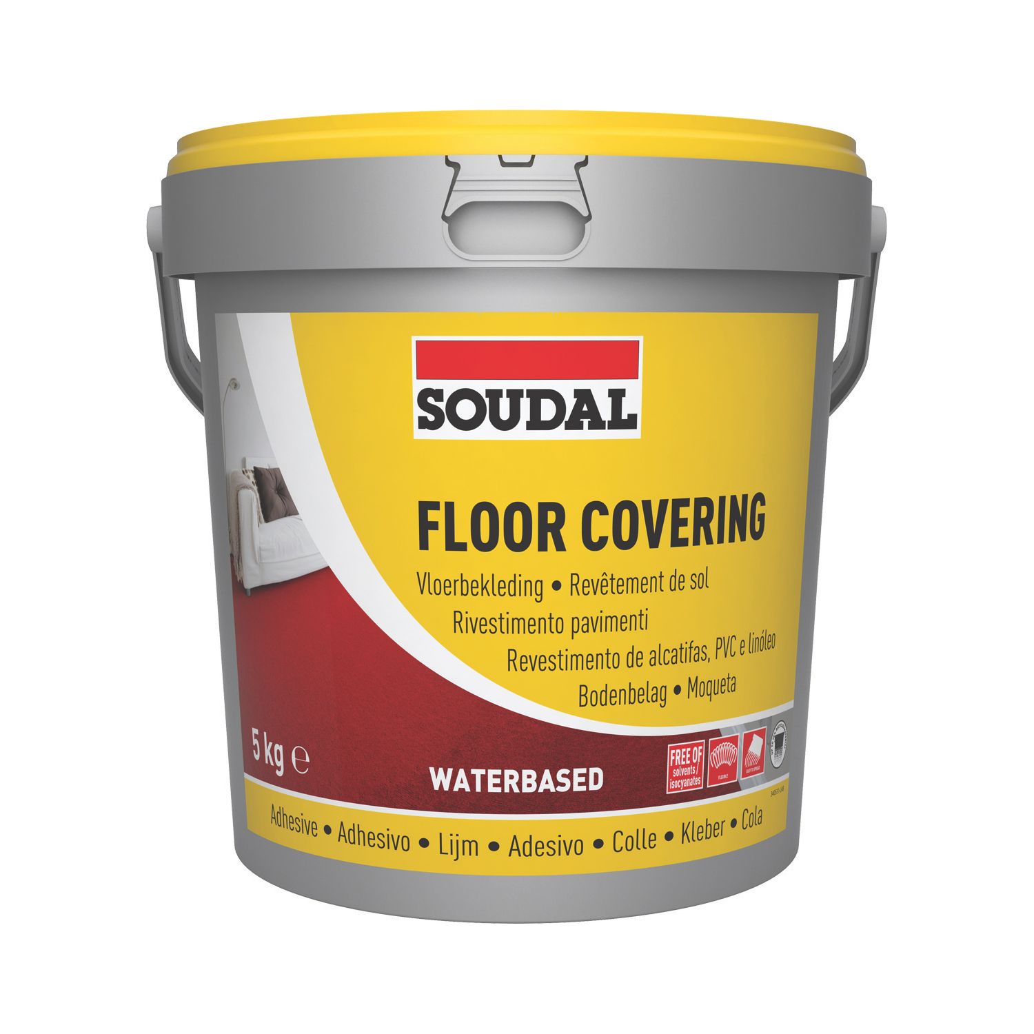 Soudal Floor Covering Adhesive 5kg (763RG)