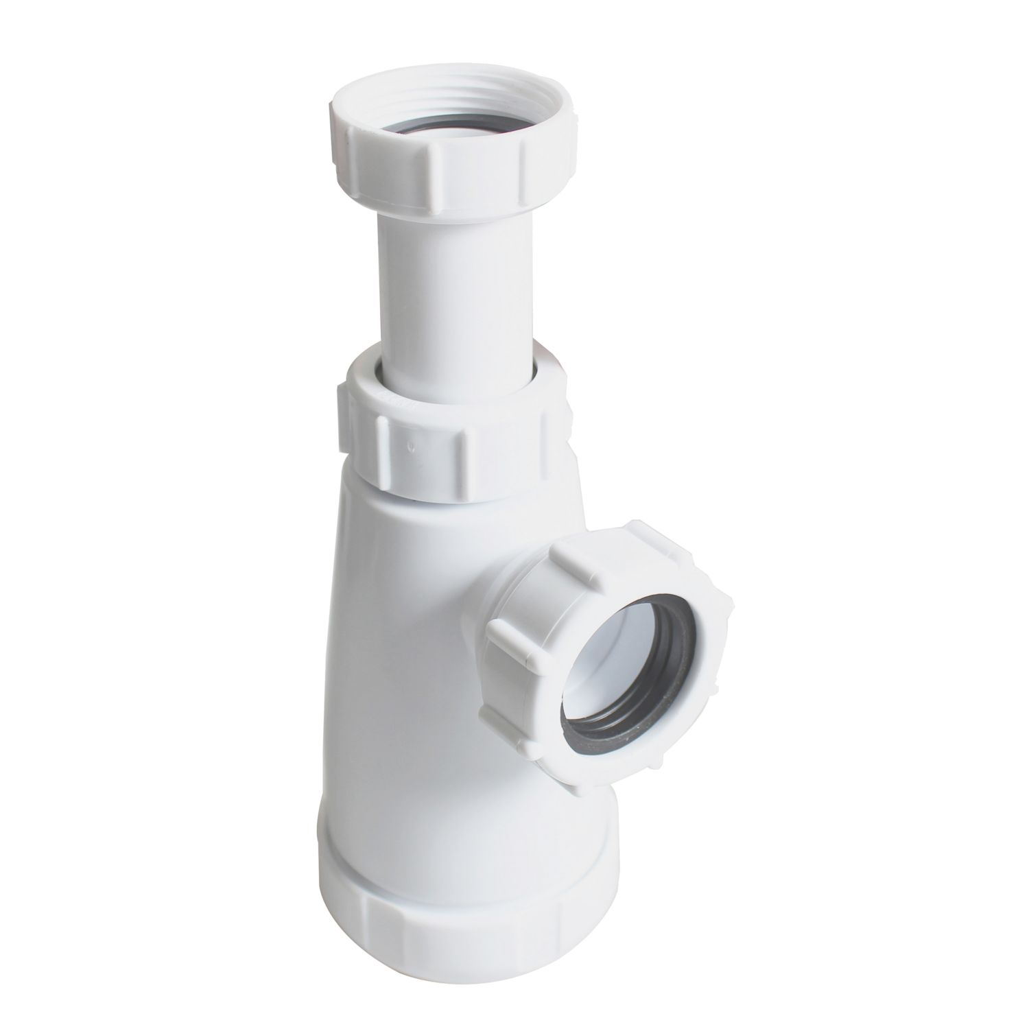 Flomasta Round Telescopic Bottle Trap White 32mm (765JN)