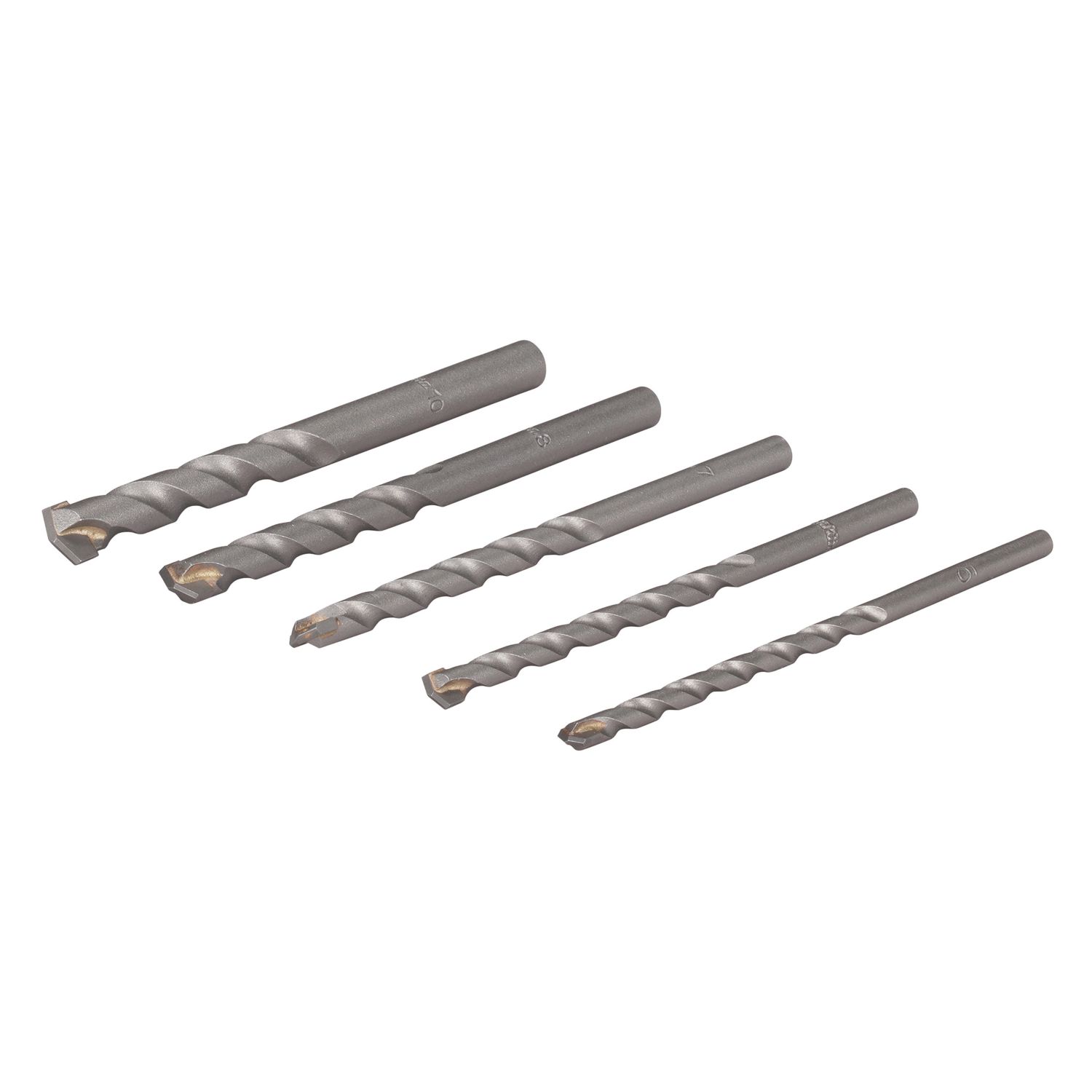 Makita Straight Shank Masonry Drill Bit Set 5 Pieces (765XP)