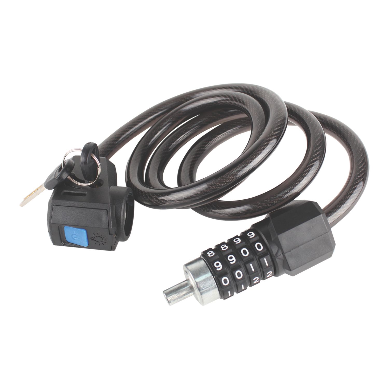 Smith & Locke Plastic & Steel Cable Lock 165mm x 12mm (765YN)