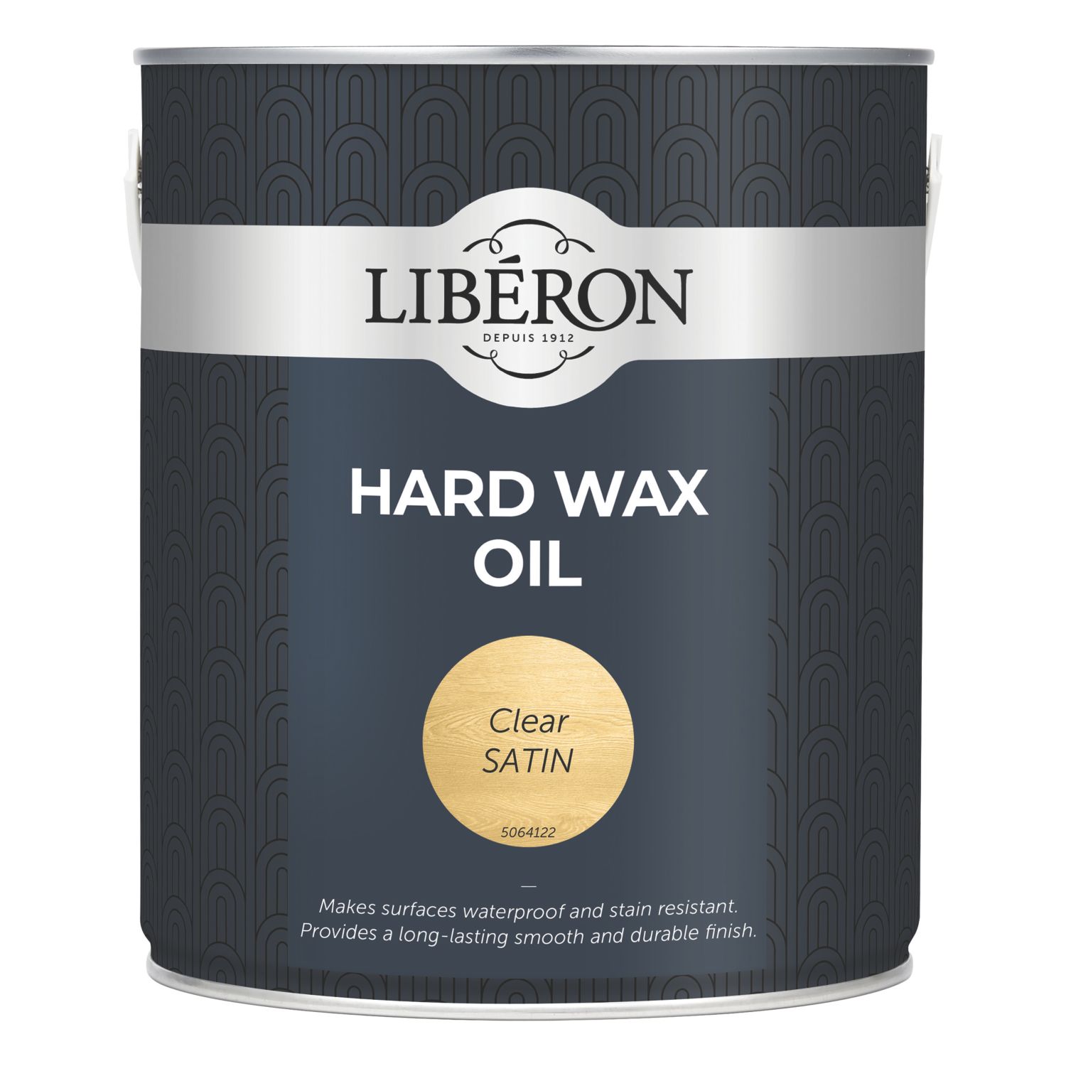 Liberon 2.5Ltr Clear Satin Water-Based Interior Wood Wax Oil (7665F)