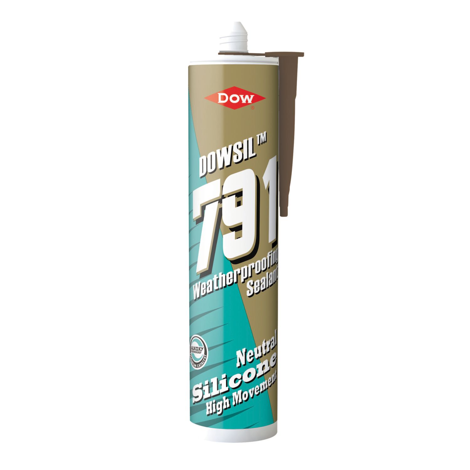 Dow 791 Weatherproofing Silicone Sealant Brown 310ml (76697)