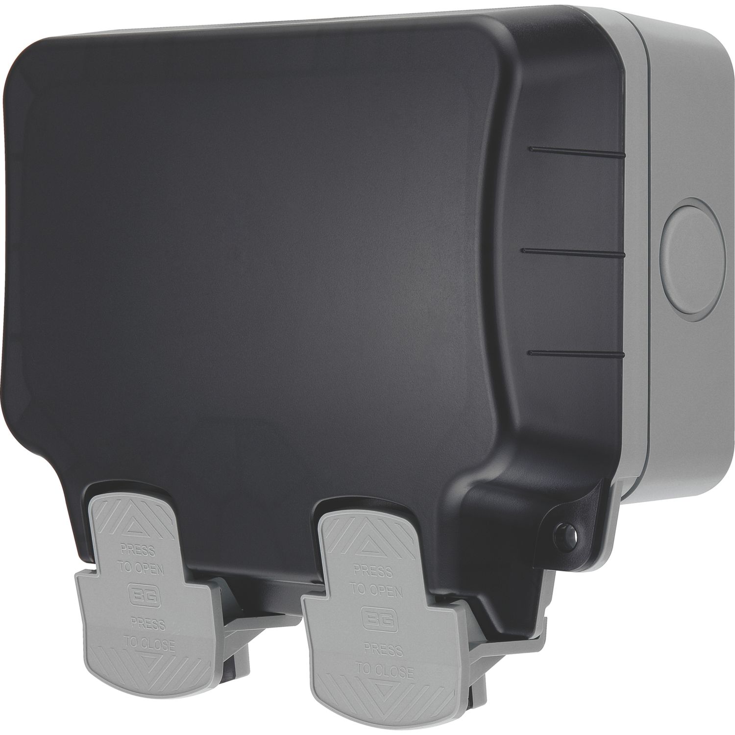 British General IP66 13A 2-Gang SP Weatherproof Outdoor Switched Wi-Fi Extender Socket (767HV)