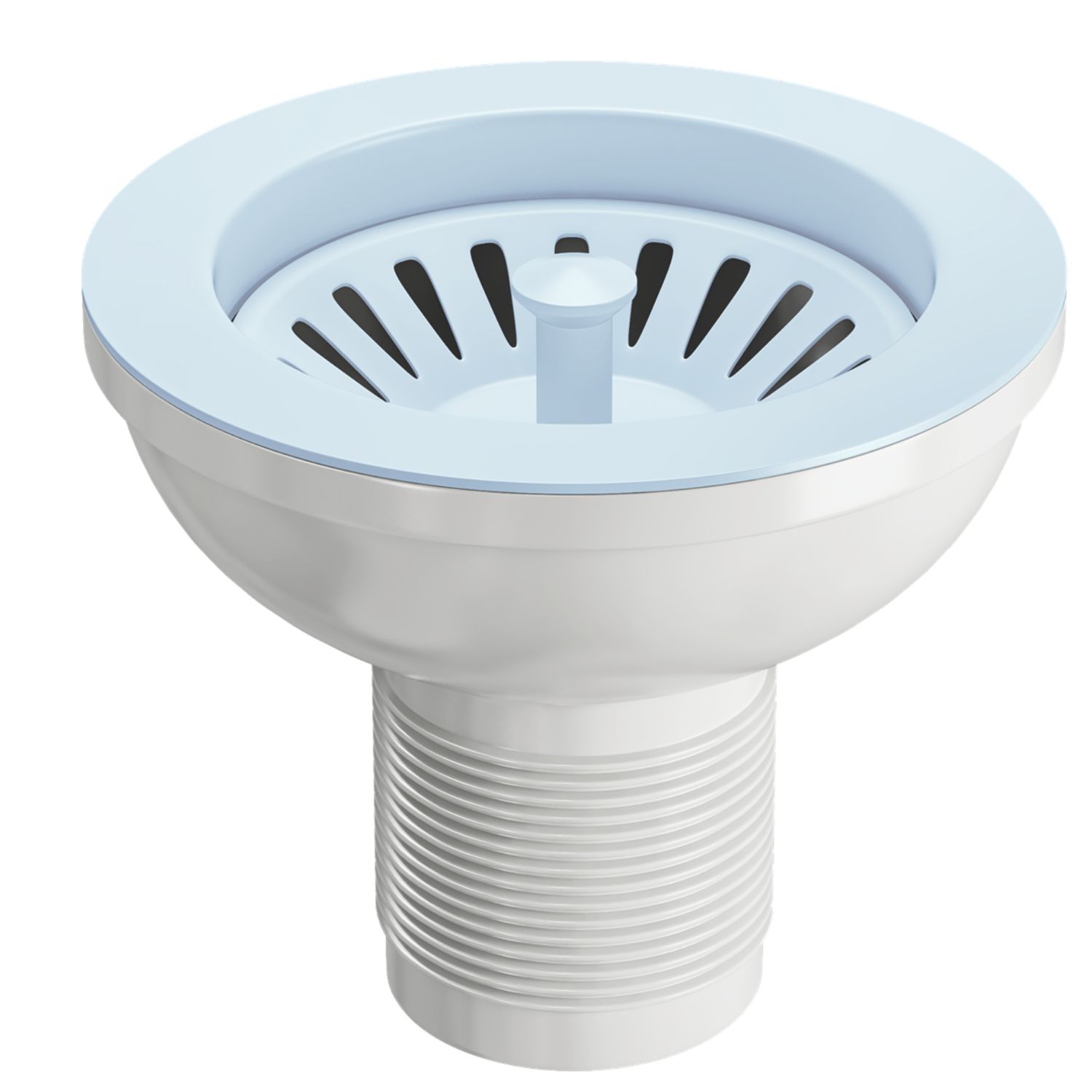ETAL Sink Strainer Waste without Overflow Blue 90mm (767JL)
