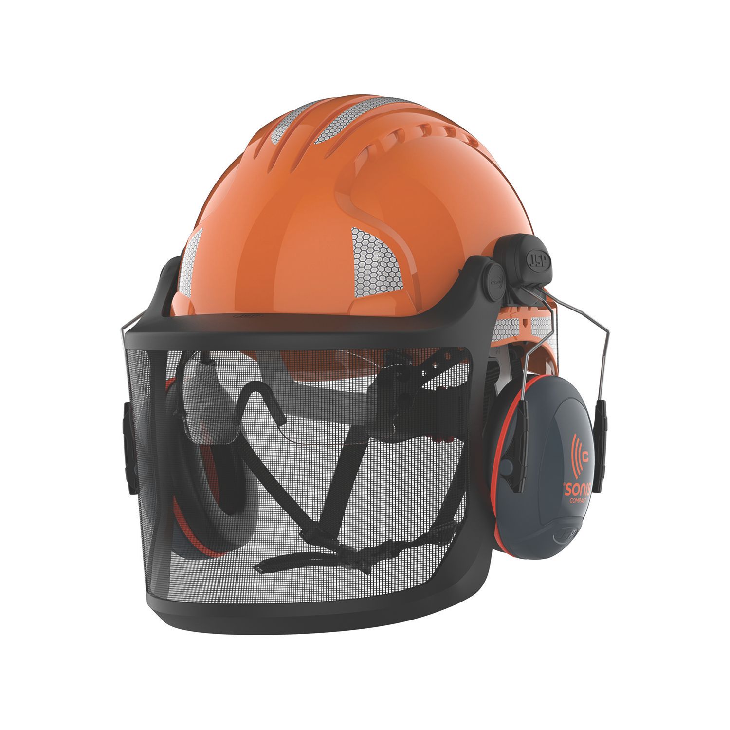 JSP EVOGuard M2 Forestry Helmet System with Ear Defenders & Visor (769CE)