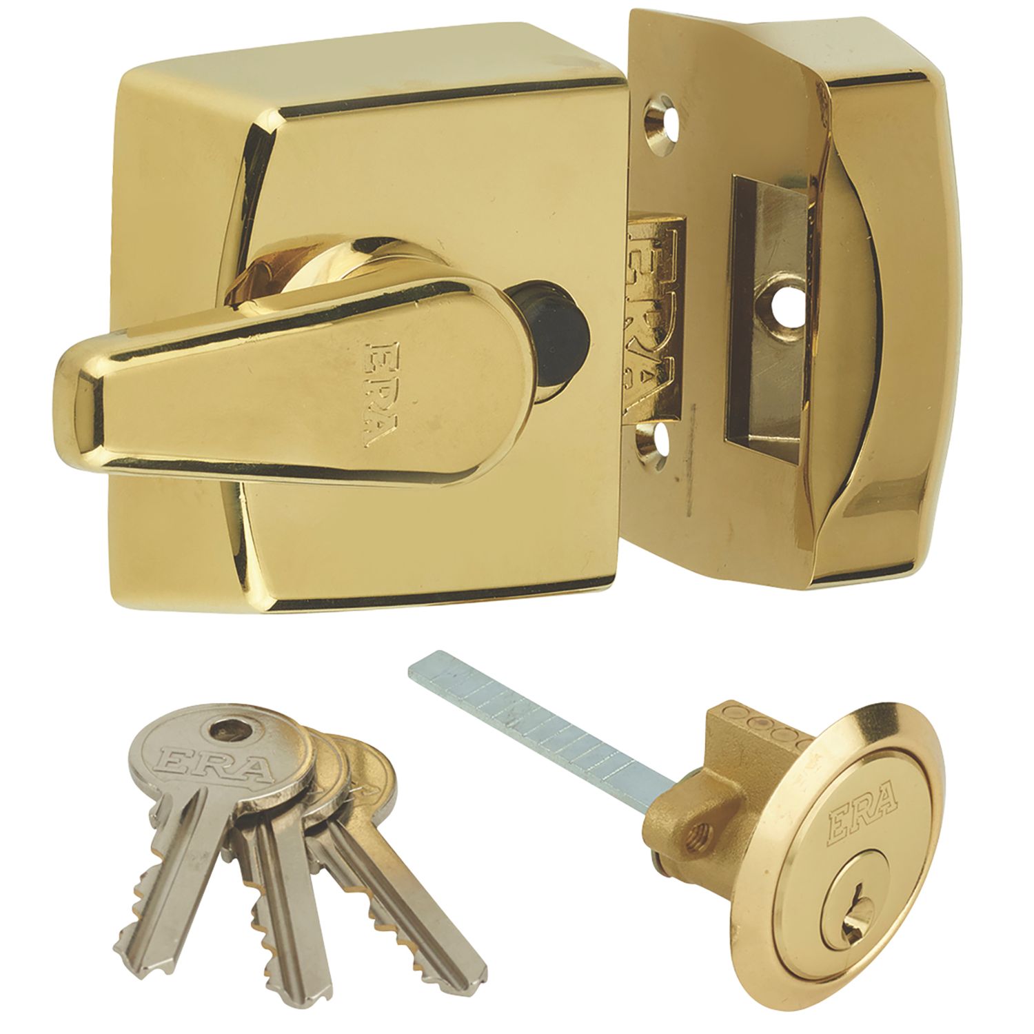ERA 1430-37-1 Replacement Night Latch Polished Chrome 40mm Backset (769GG)