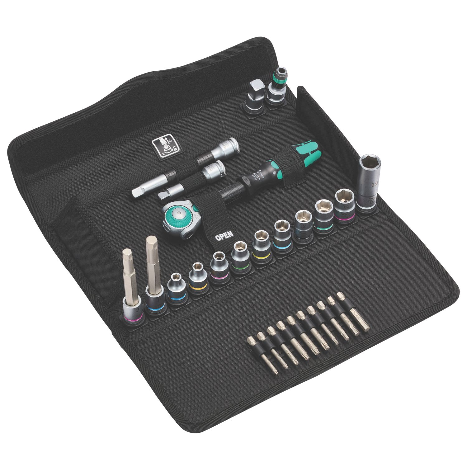 Wera Bicycle 7 Zyklop 3/8" Drive Ratchet & Accessories Set 27 Pcs (769XX)