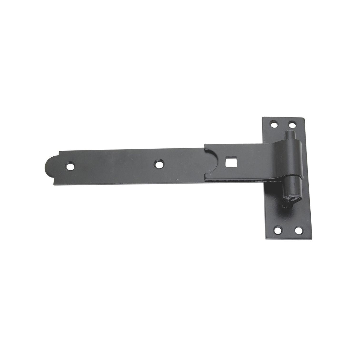 Smith & Locke Black Powder-Coated Straight Gate Hinge Hook & Band 134mm x 260mm x 45.5mm (7705J)