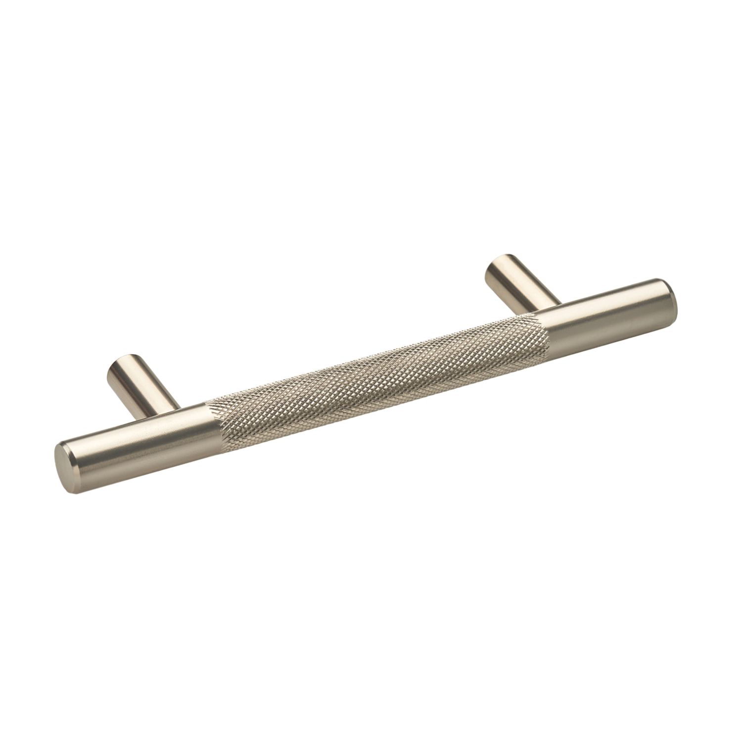 Elite Knobs & Handles Kensington Knurled T Bar Handle Brushed Nickel 148mm (770KK)