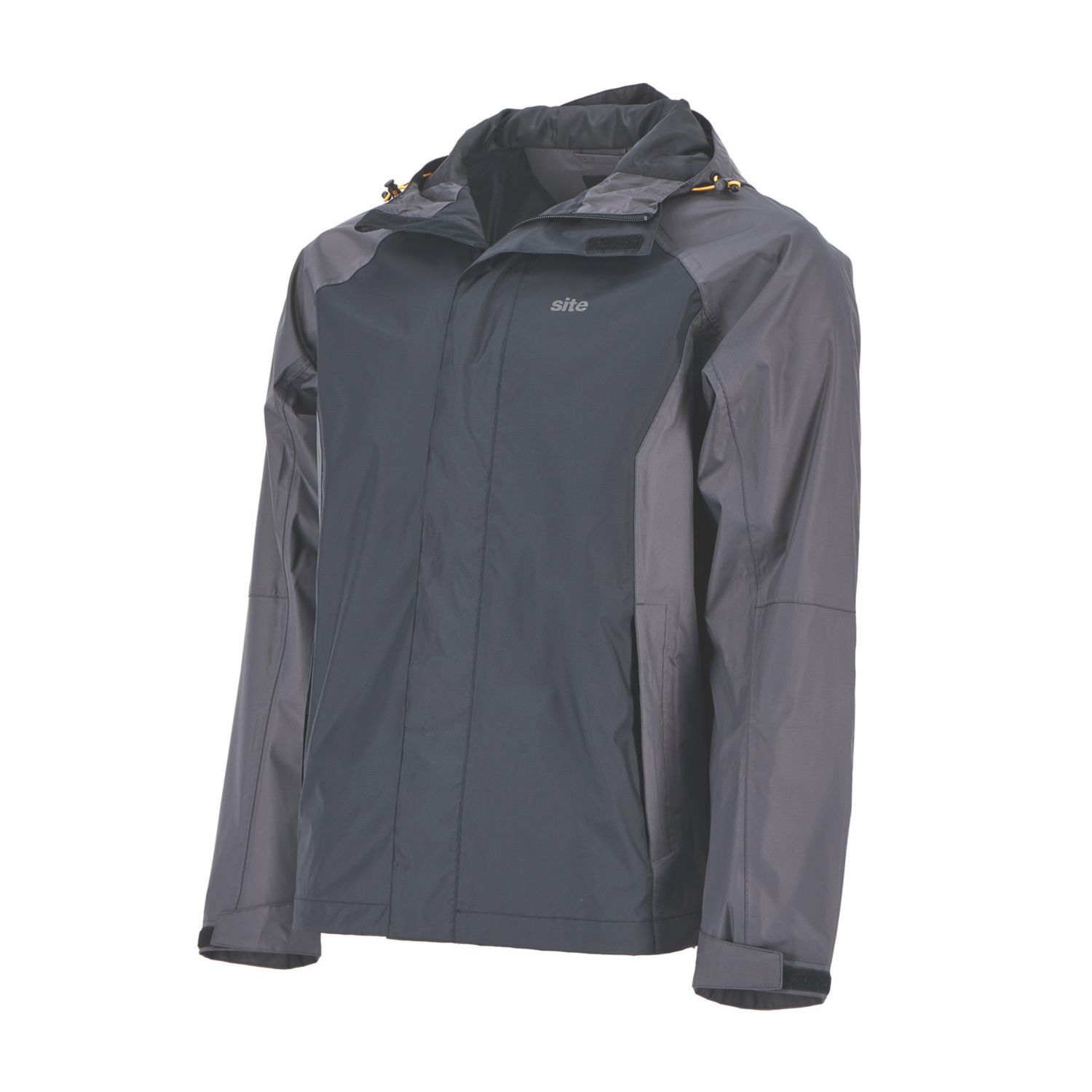 Site Orser Waterproof Jacket Grey / Black X Large Size 54" Chest (770YW)