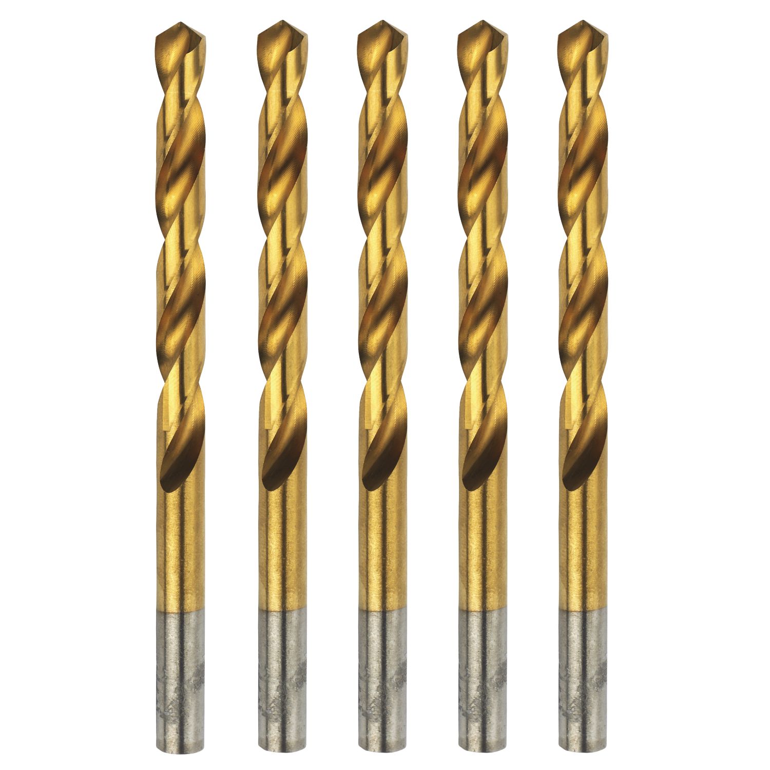 Erbauer Straight Shank Metal Drill Bits 8mm x 117mm 5 Pack (77161)