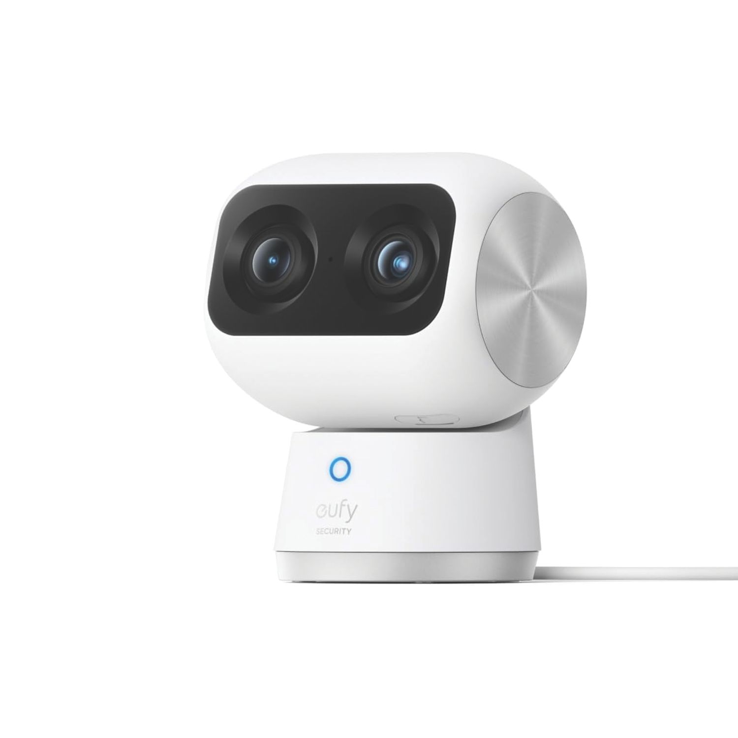 Eufy S350 Mains-Powered White Wired 4K Indoor Round Security Camera (771AG)