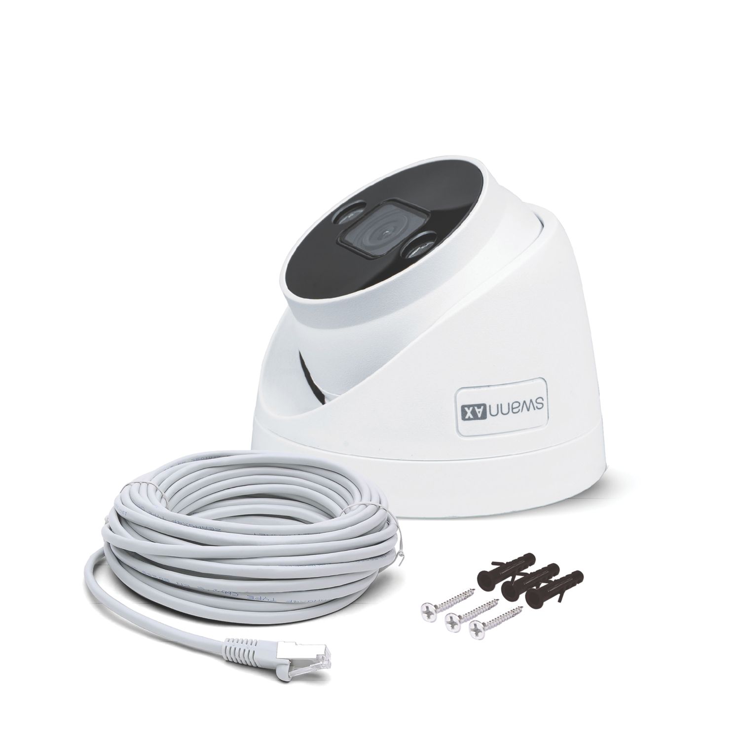 Swann SWNHD-ADVX5MPD-GL White Wired 5MP Indoor & Outdoor Dome Add-On Camera (771AV)