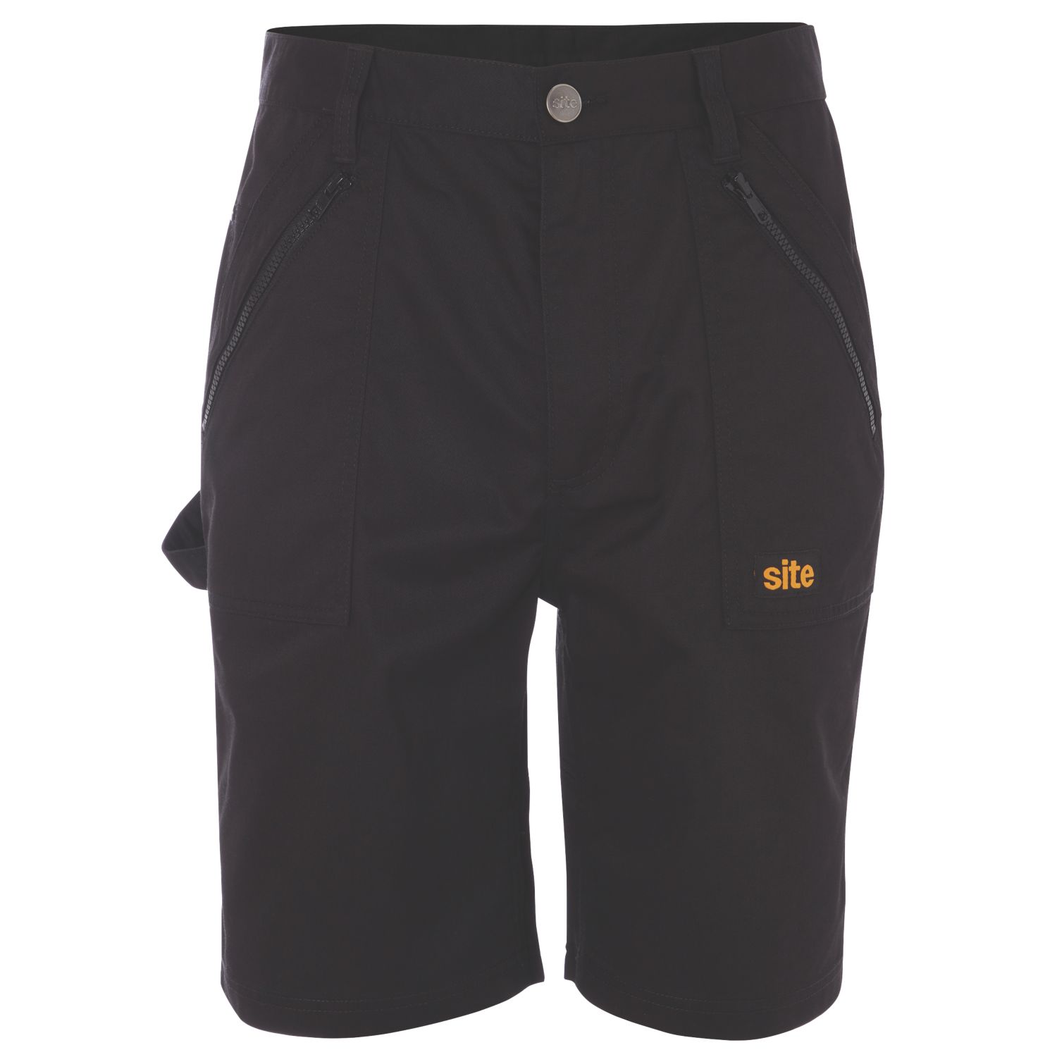 Site Beagle Action Multi-Pocket Shorts Black 32" W (771KR)