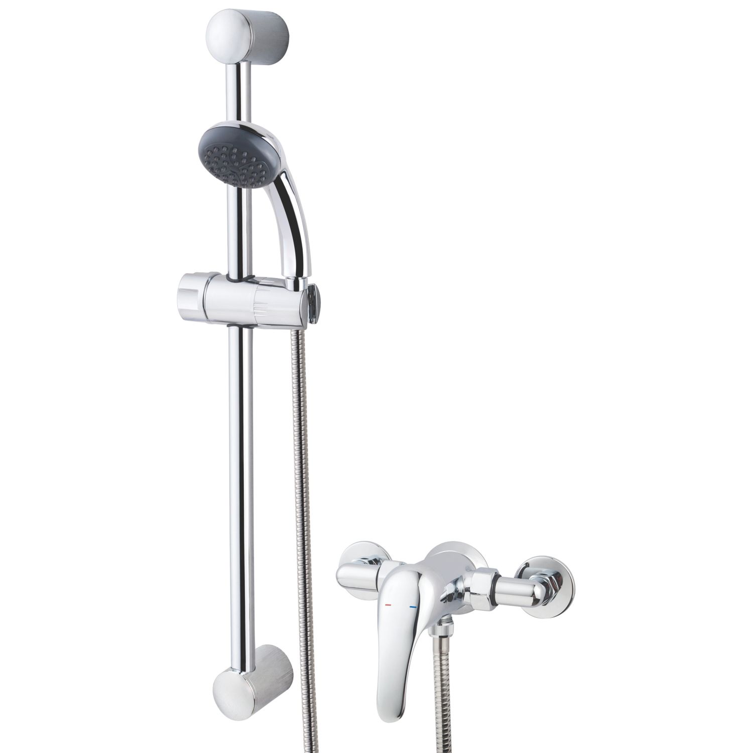 Swirl Tarn Rear-Fed Exposed Chrome Mixer Shower (771PG)
