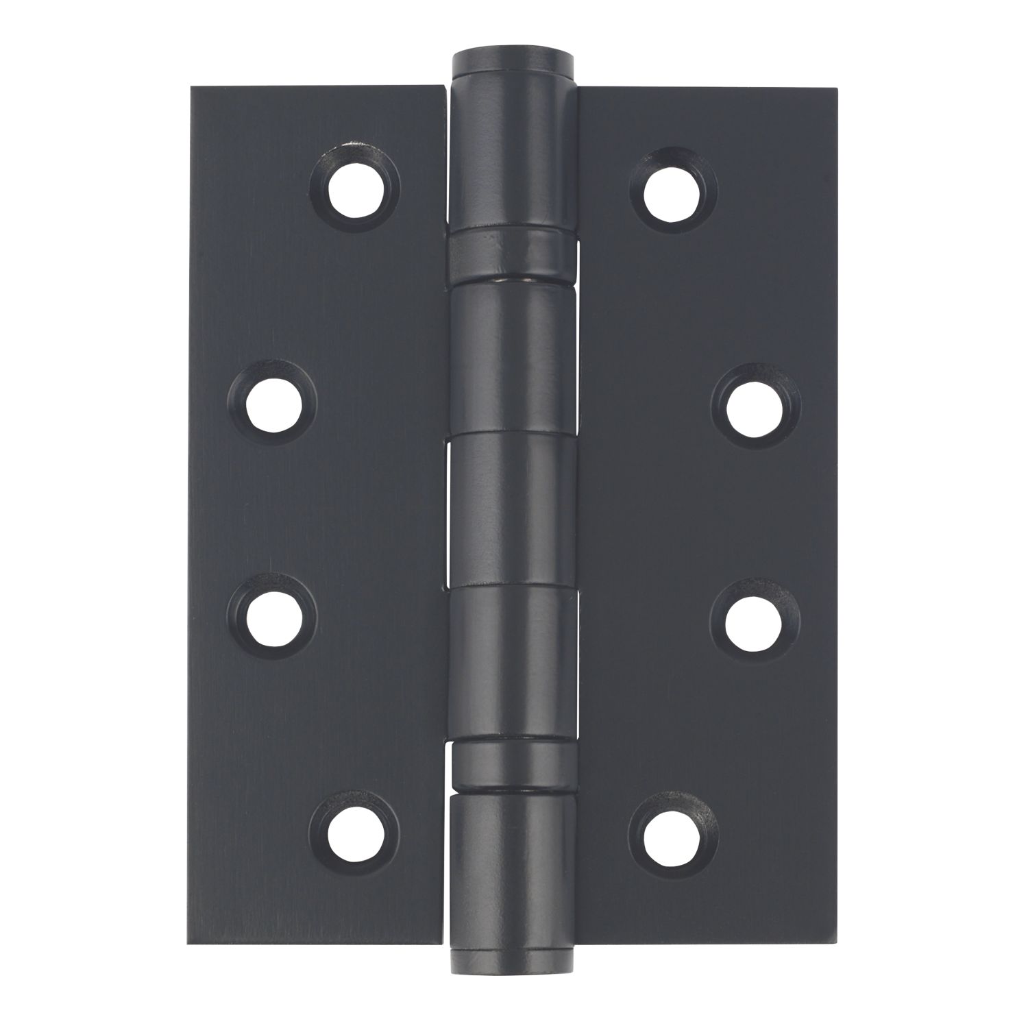 Smith & Locke Black Grade 13 Fire Rated Ball Bearing Hinges 102mm x 76mm 2 Pack (7731K)
