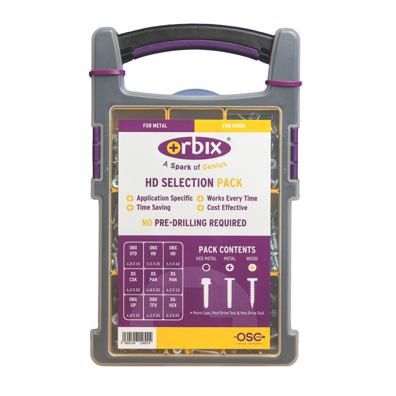 Orbix PZ Wafer Electrical Screws HD Selection 1140 Pack (773AX)