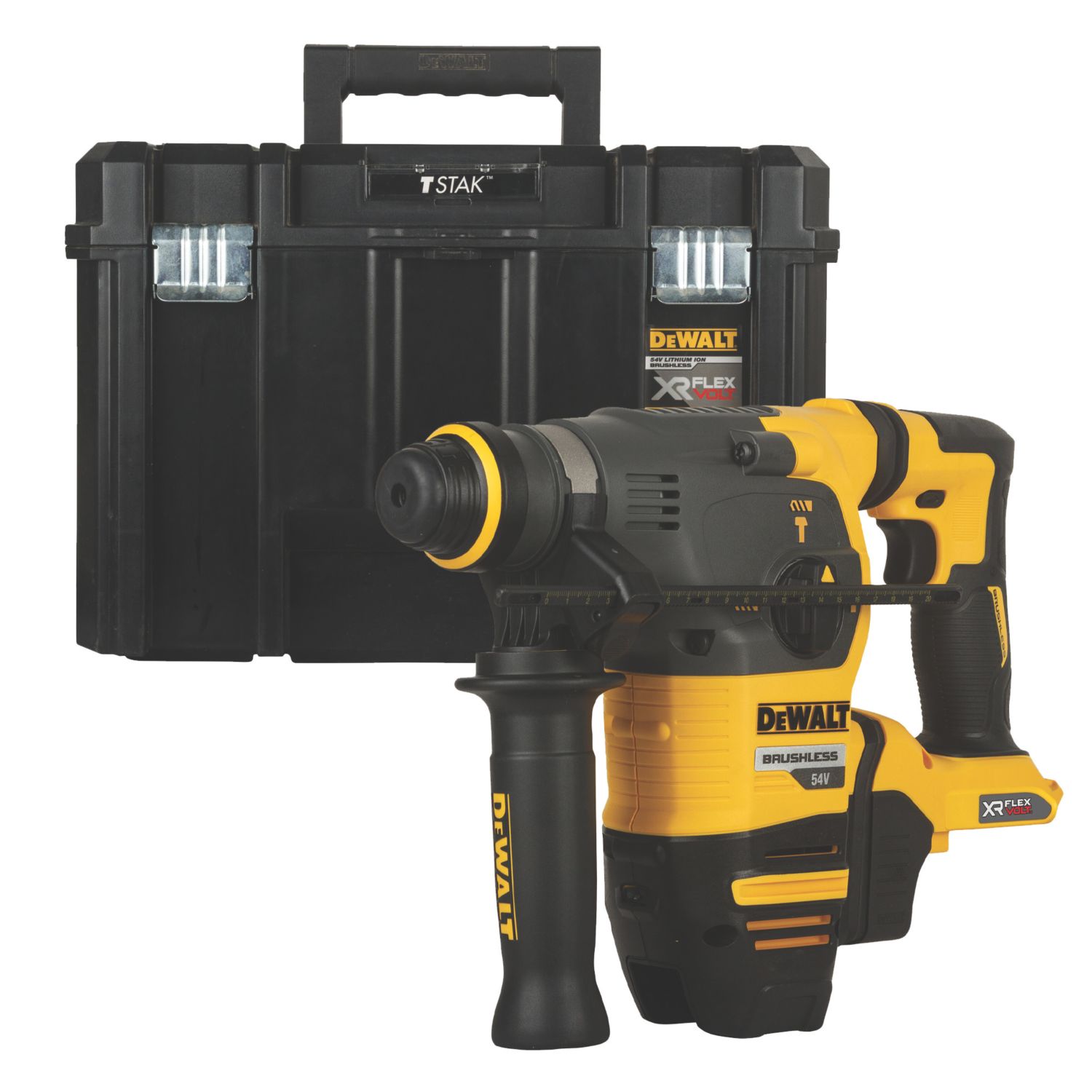 DeWalt DCH333NT-XJ 3.7kg 54V Li-Ion XR FlexVolt Brushless Cordless SDS + Rotary Hammer Drill - Bare (773VN)