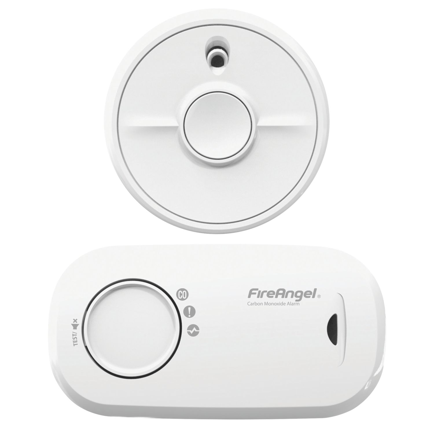 FireAngel FA3313-SB1-T2 Battery Standalone Smoke & Carbon Monoxide Alarm Set 2 Pieces (774PH)