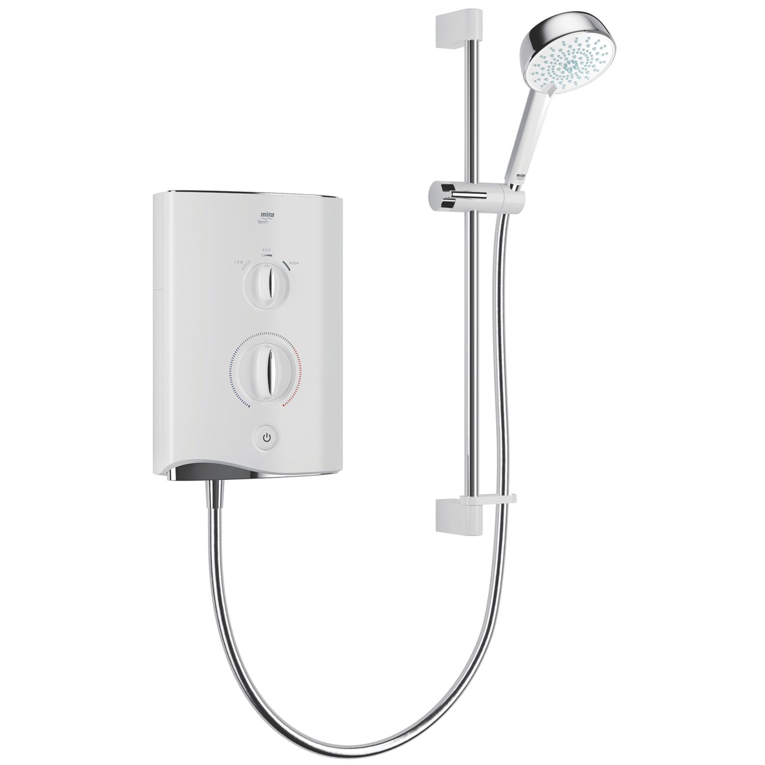 Mira Sport MTF White/Chrome 9kW Electric Shower (775PM)