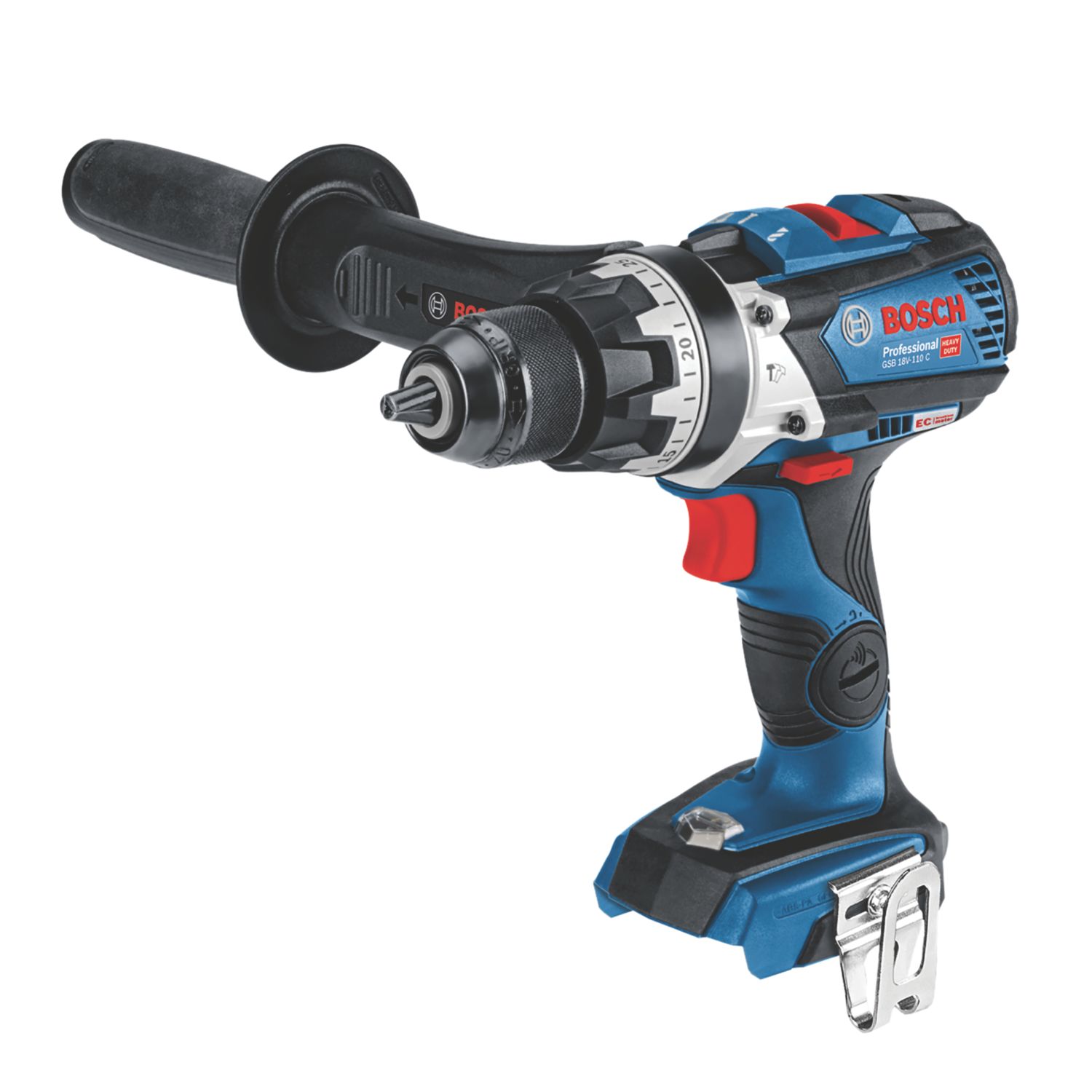 Bosch GSB 18V-110 C Professional 18V Li-Ion Coolpack Brushless Cordless Combi Drill - Bare (776XK)