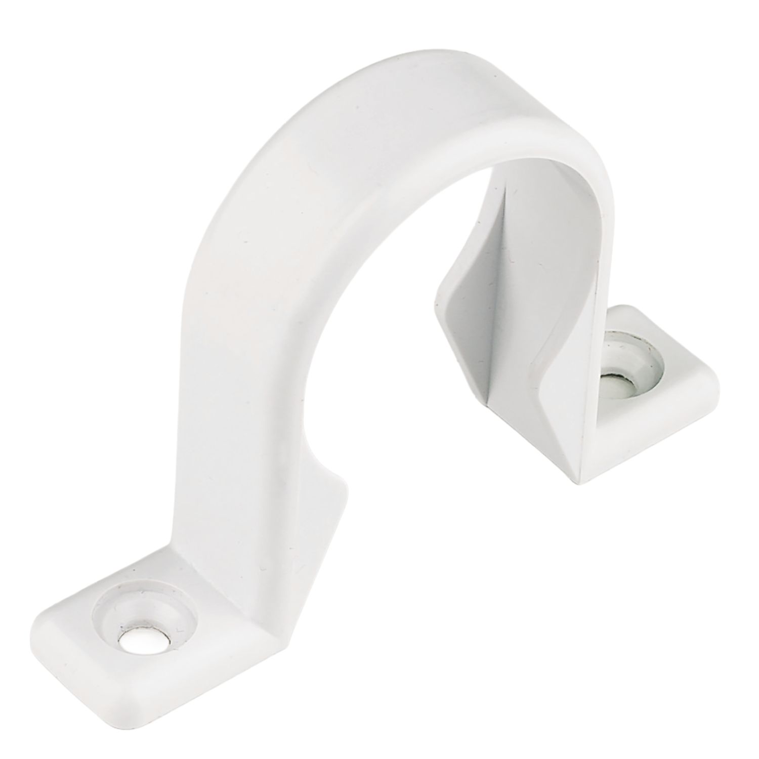 FloPlast Push-Fit Waste Pipe Clips White 32mm 20 Pack (77715)